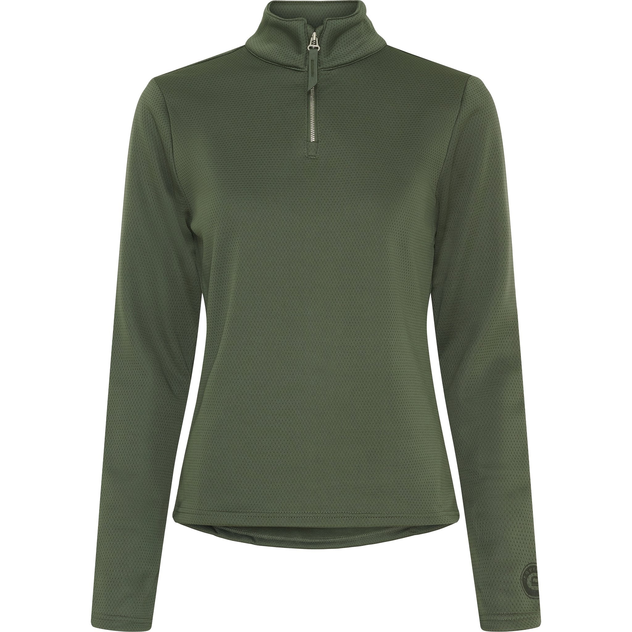 Equipage Scarlet långärmad ridskjorta med half-zip