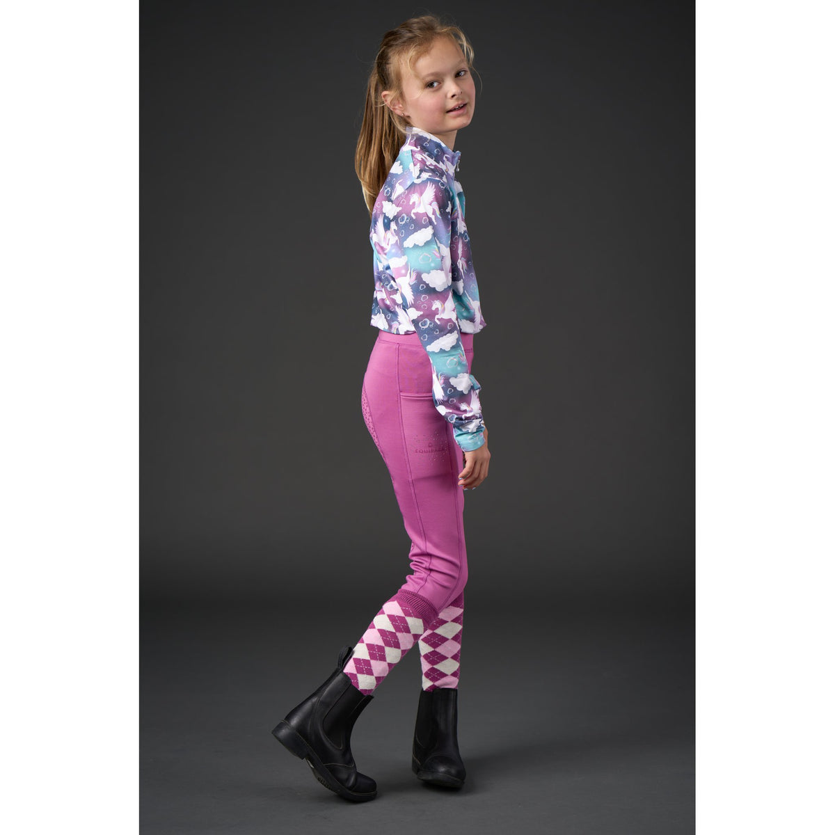 Equipage Sophia vinterridtights för barn, fullgrip