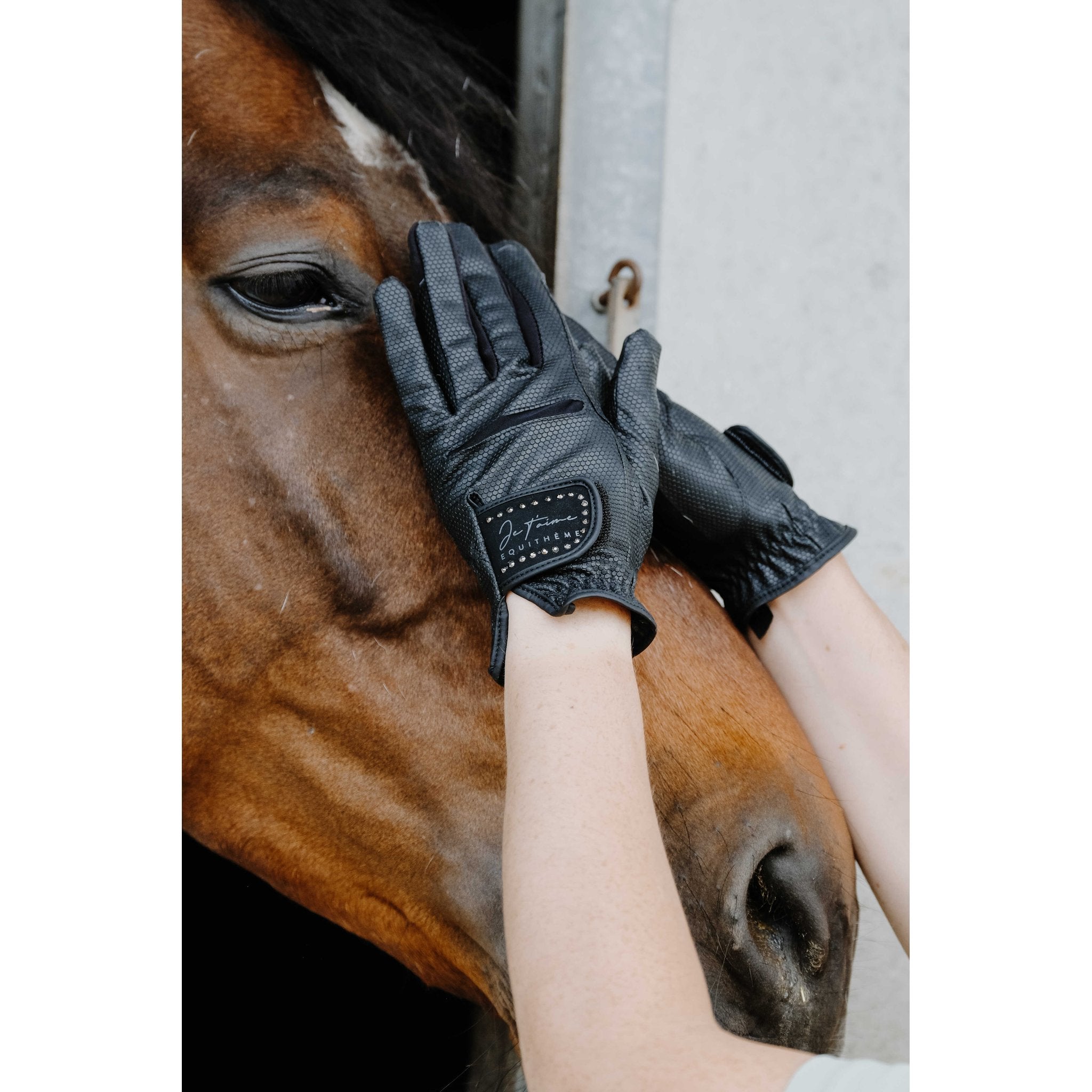 Equithème Je t'aime Strass Handskar