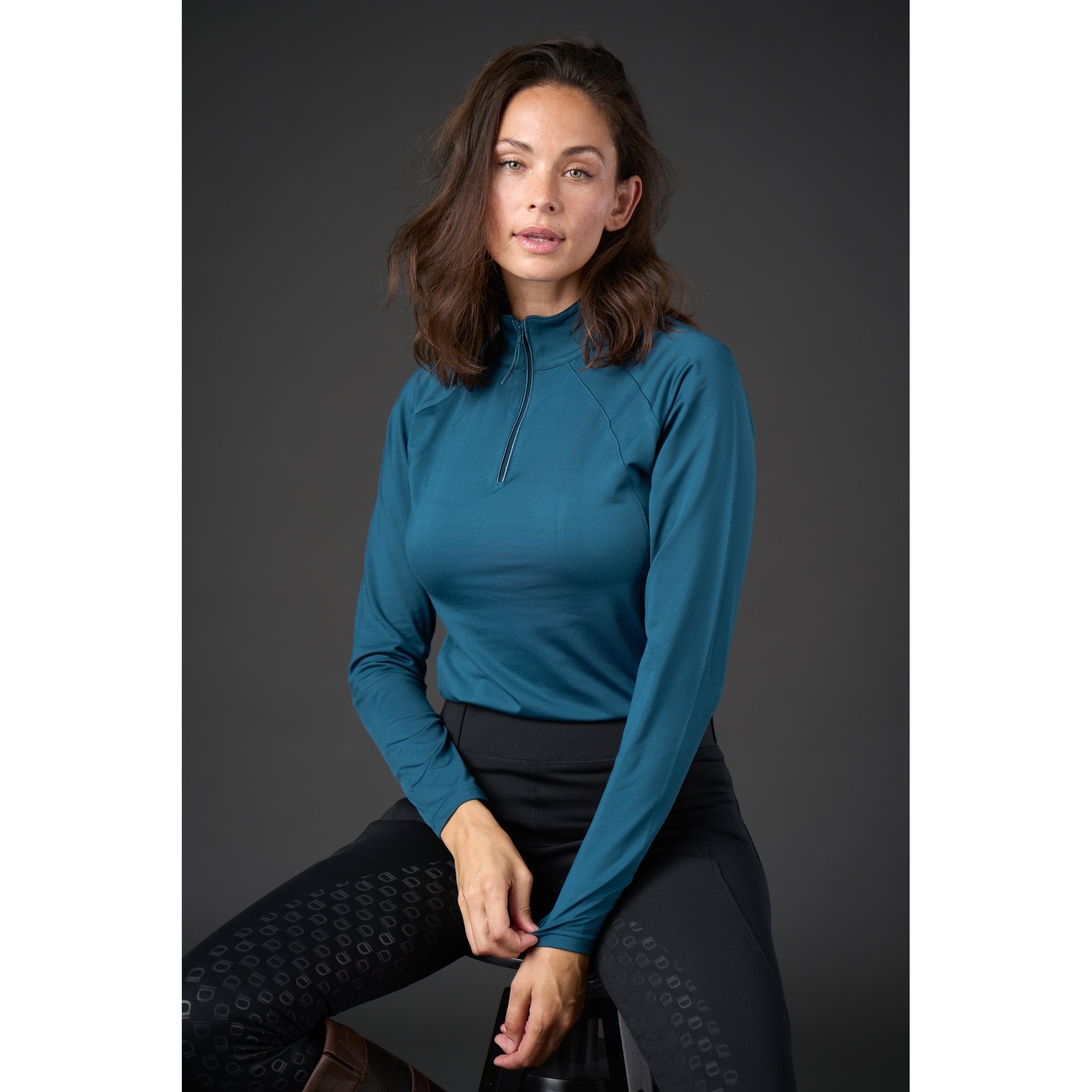 Equipage Redmond långärmad tröja, half-zip