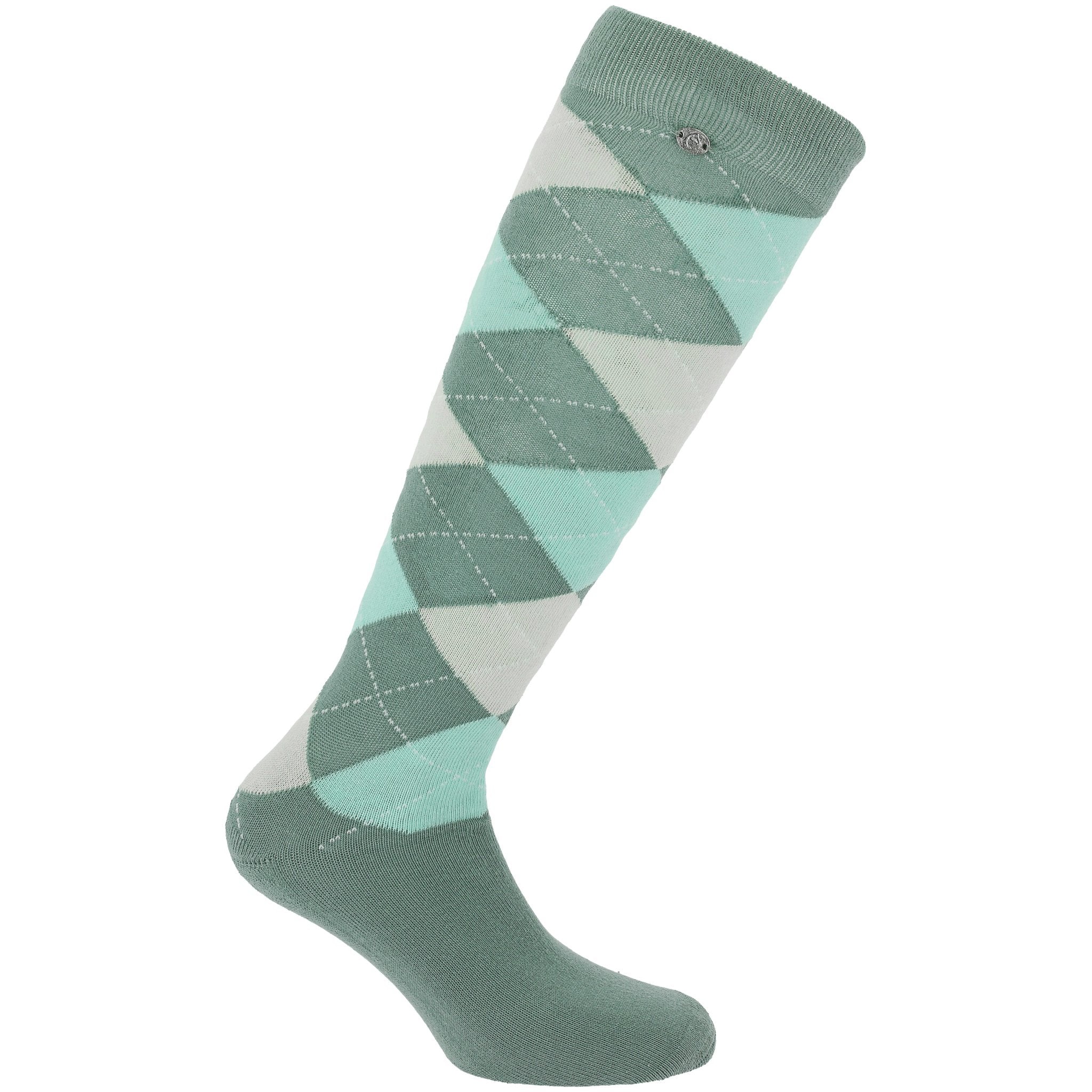 Equitheme Argyle Strumpor