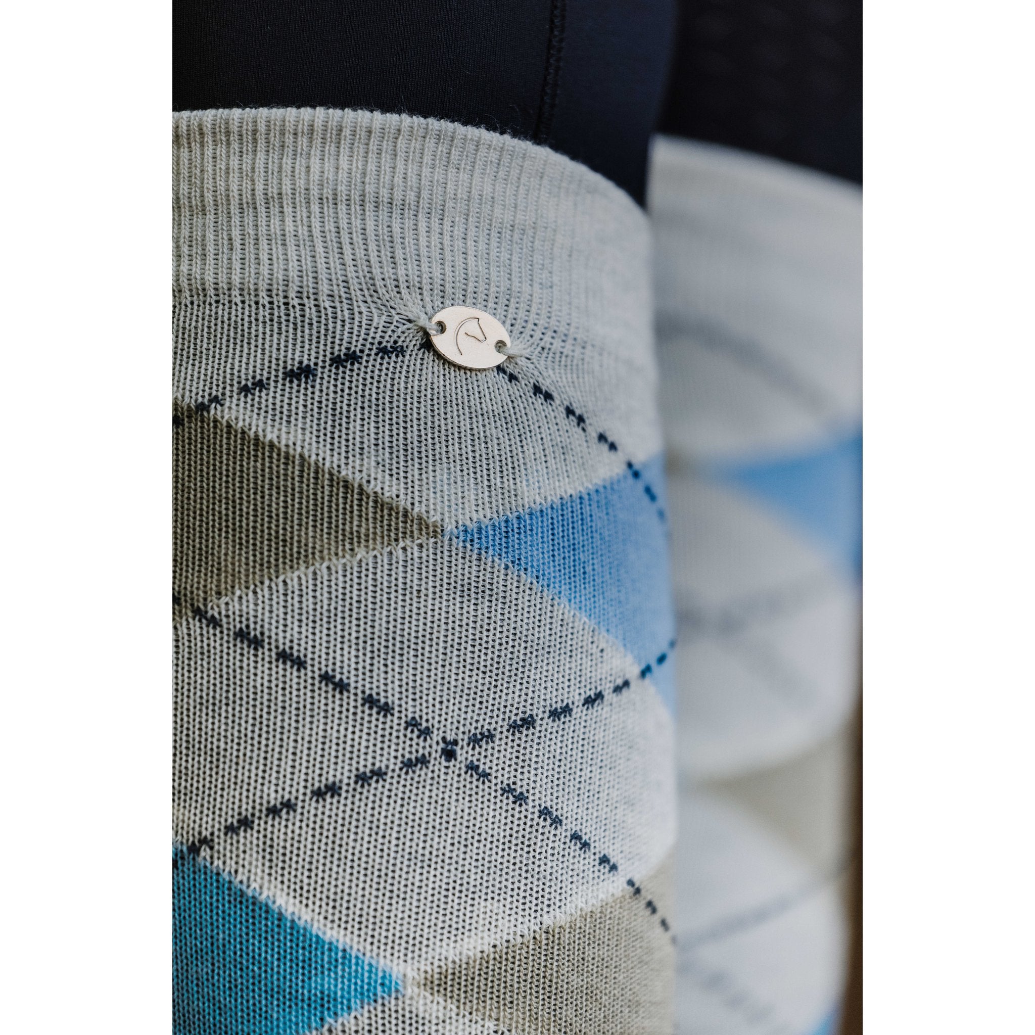 Equithème Argyle Strumpa