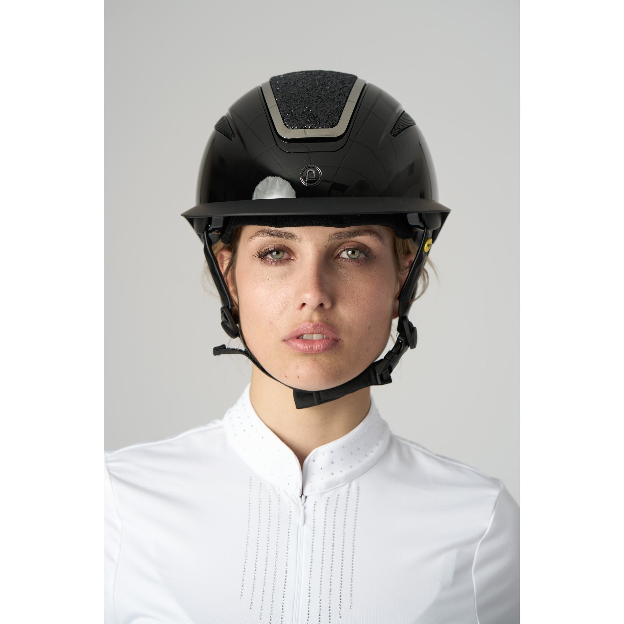 Equipage Mips Guardian ridhjälm, Glansig, Heavy Glitter top