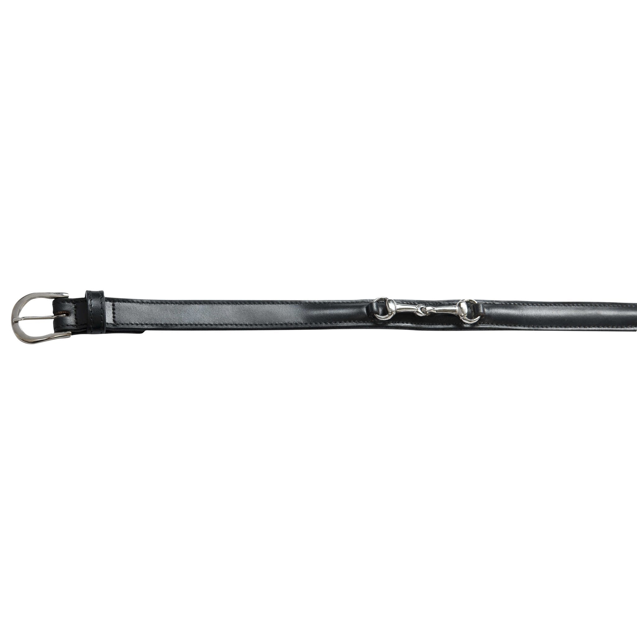 Equithème bälte med tränsbett silver
