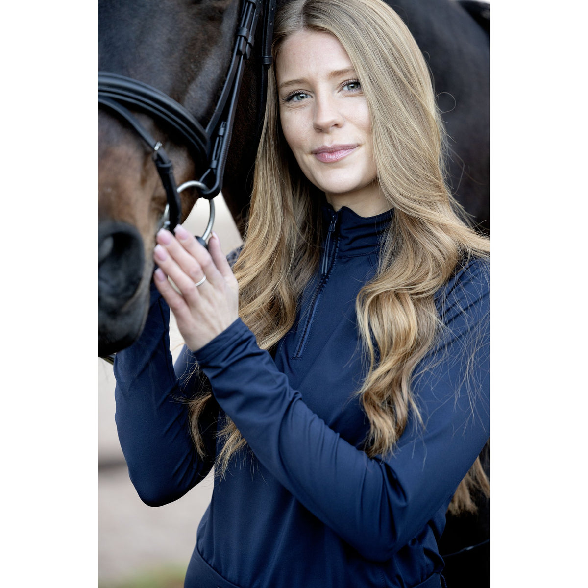 Equipage Redmond långärmad tröja, half-zip