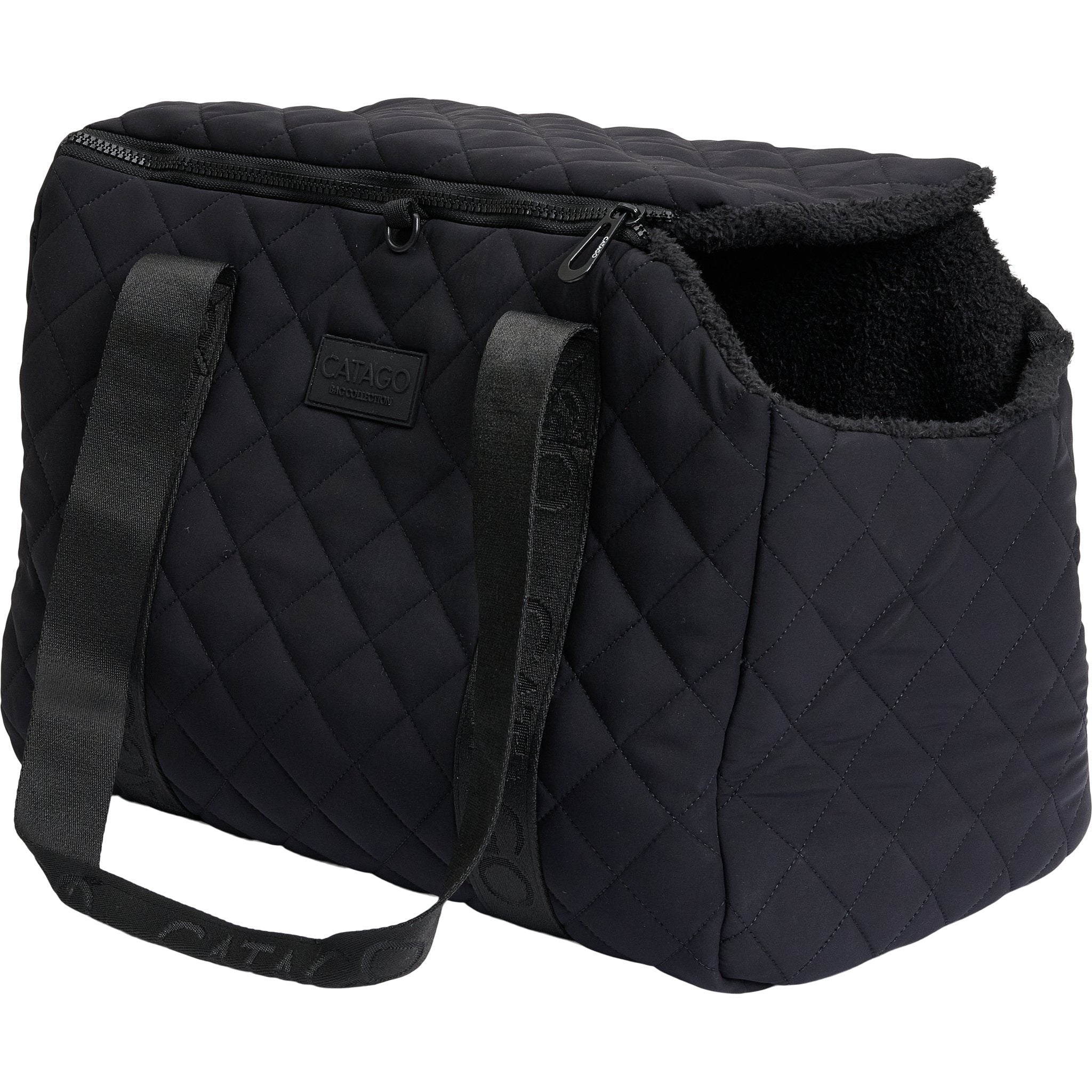 CATAGO quilted dog carrier bag