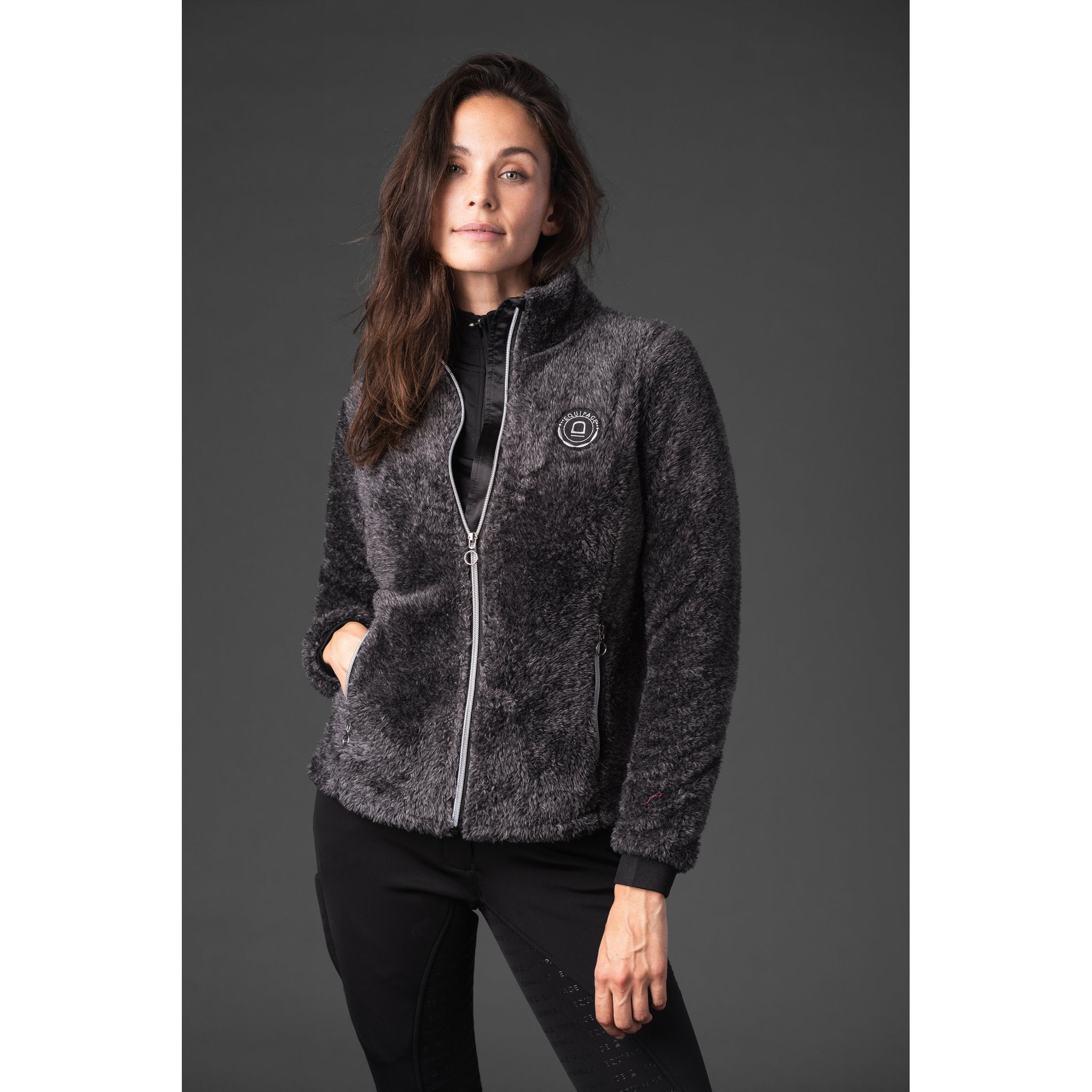 Equipage Vinnie zip cardigan