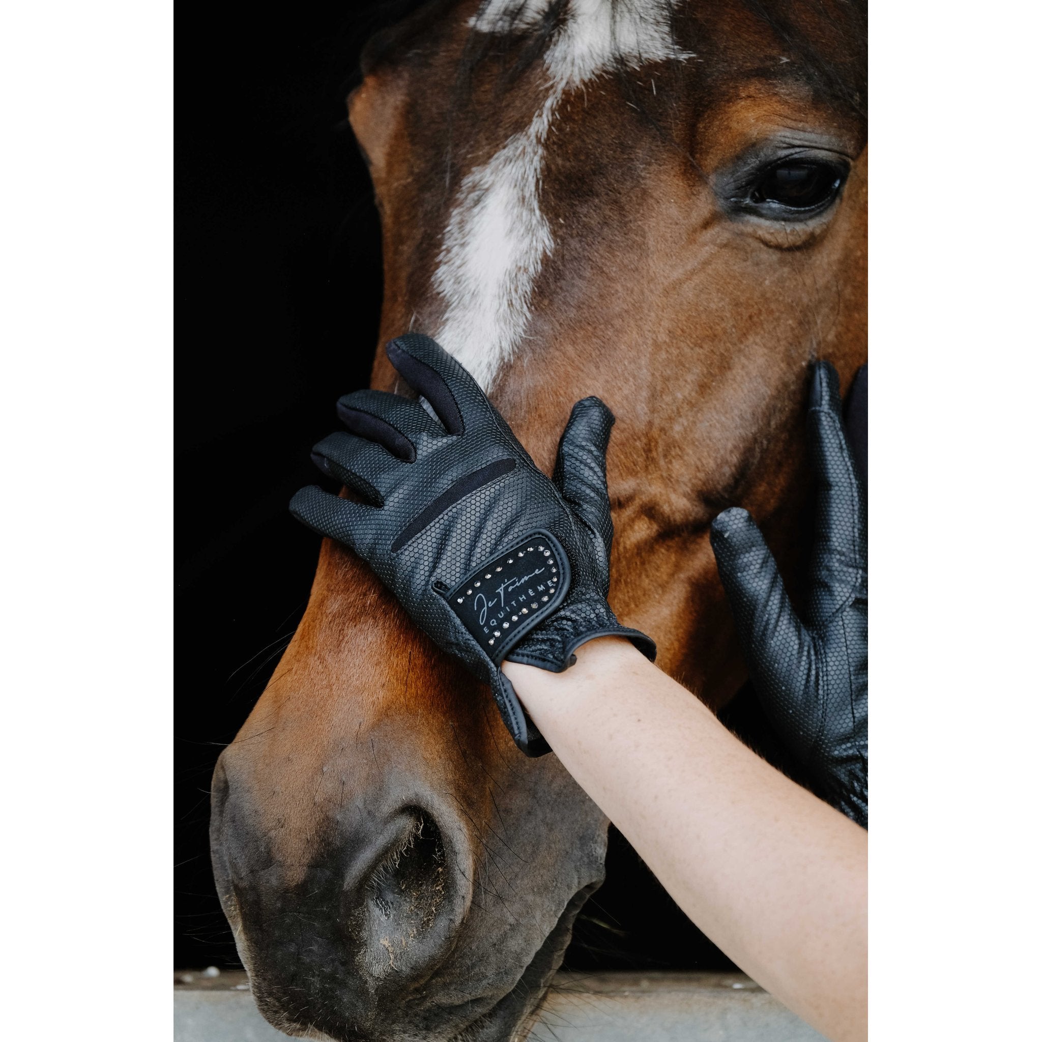 Equithème Je t'aime Strass Handskar