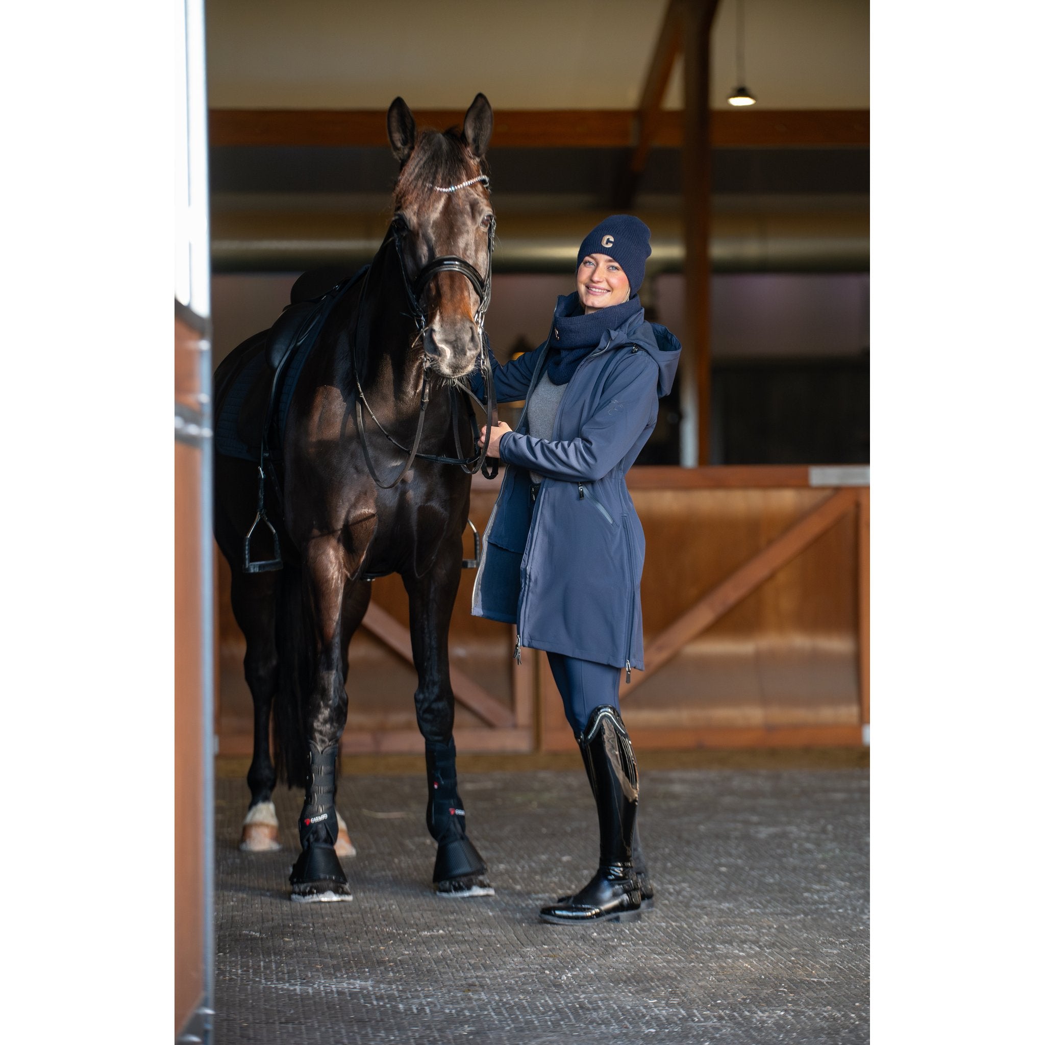 CATAGO Abby lång ridjacka i softshell