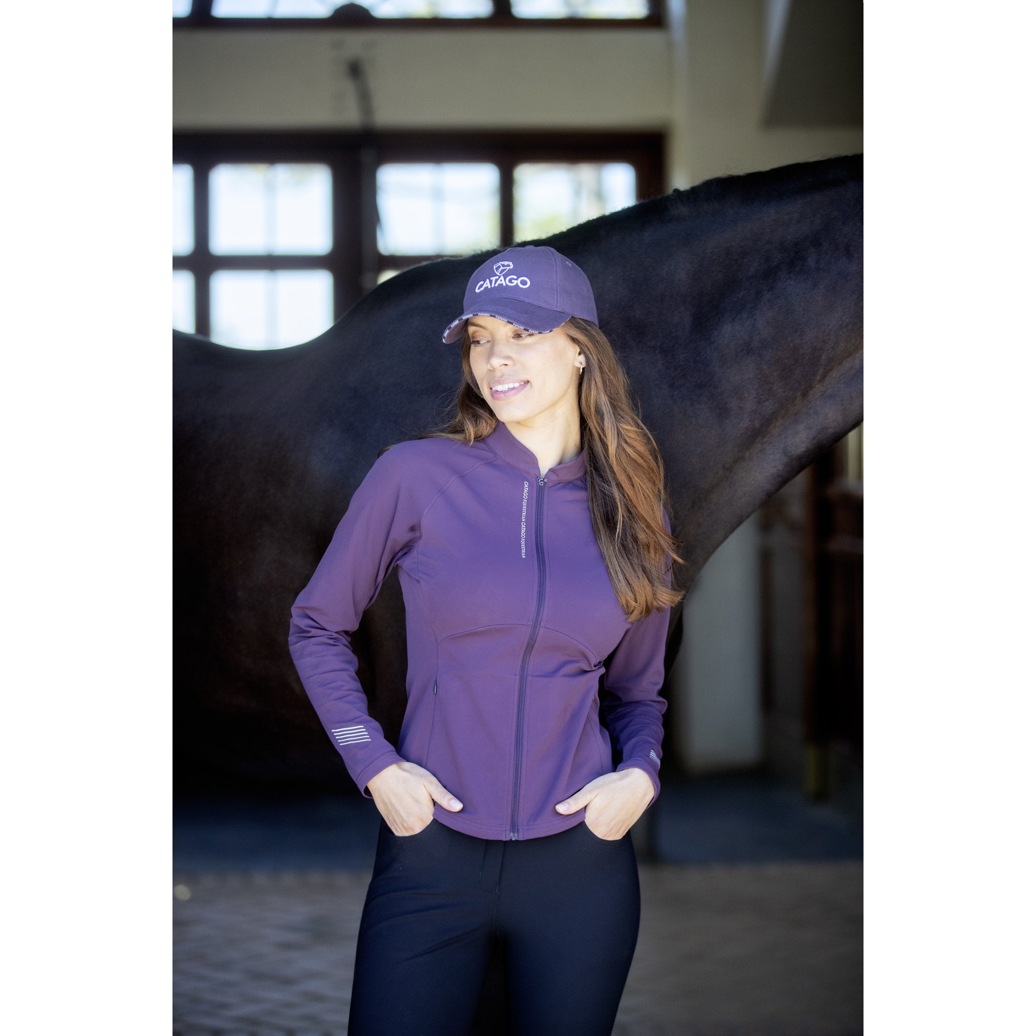 CATAGO Tabita zip cardigan