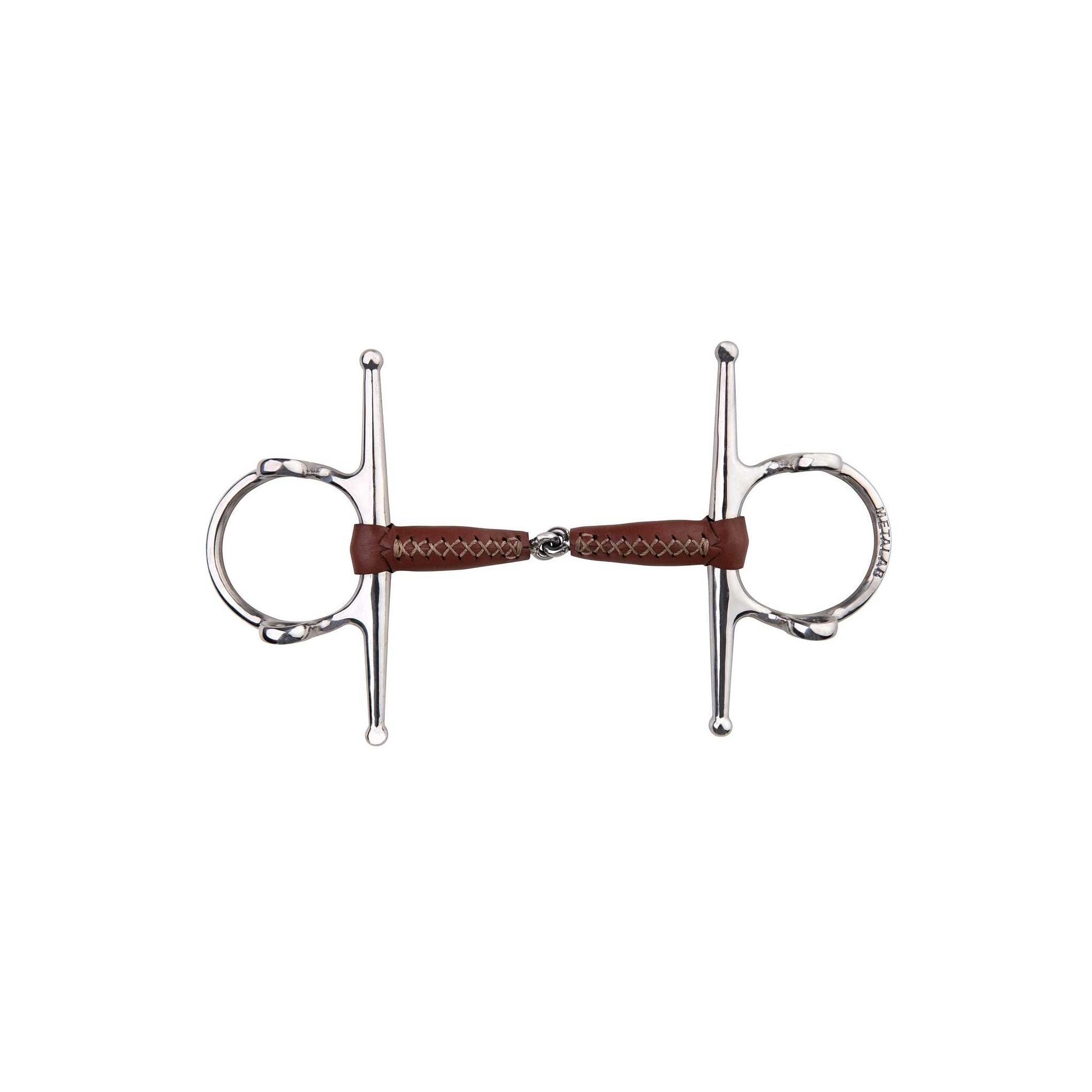 Metalab Gagbett full cheek läder, "pinchless"