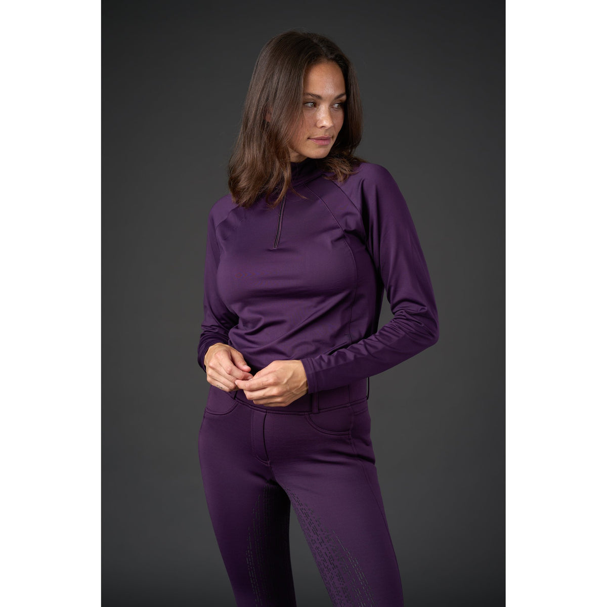Equipage Redmond långärmad tröja, half-zip