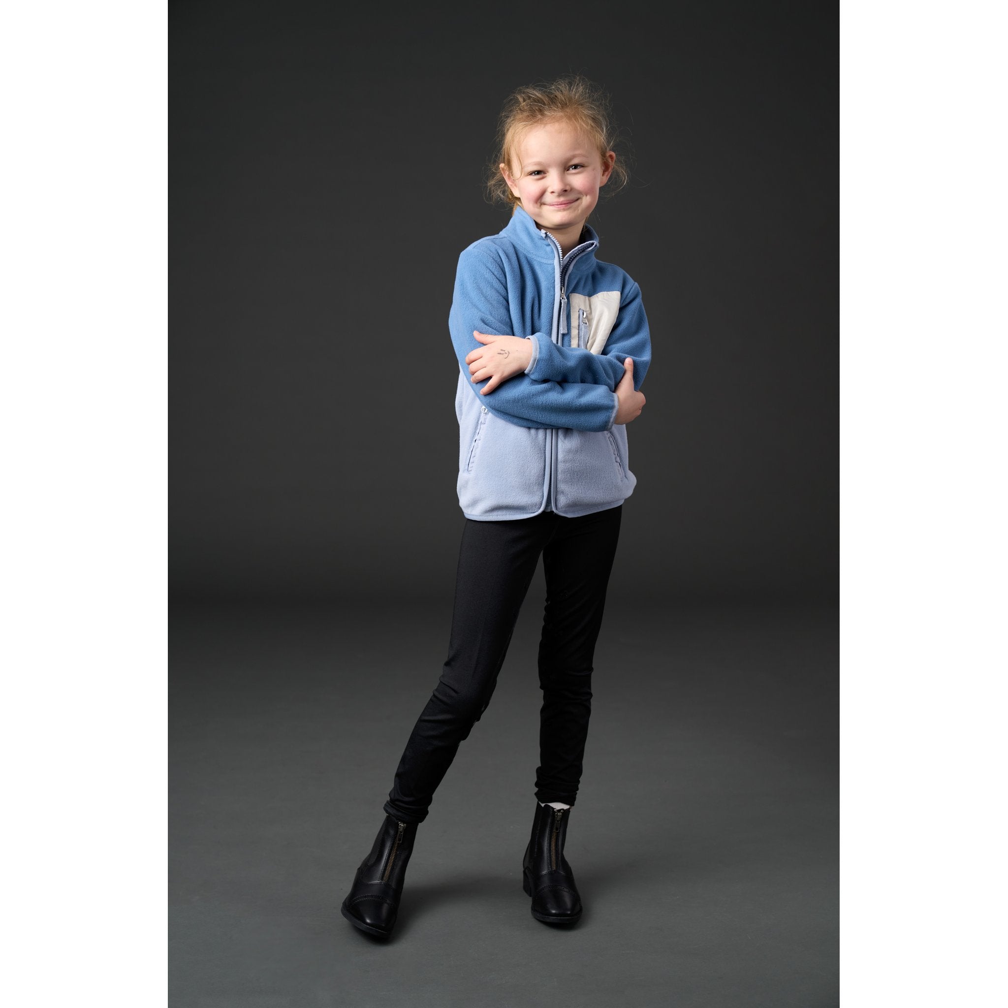 Equipage Thea zip cardigan kids