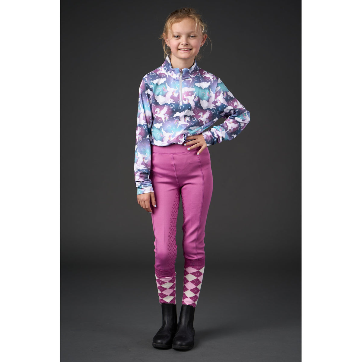 Equipage Sophia vinterridtights för barn, fullgrip