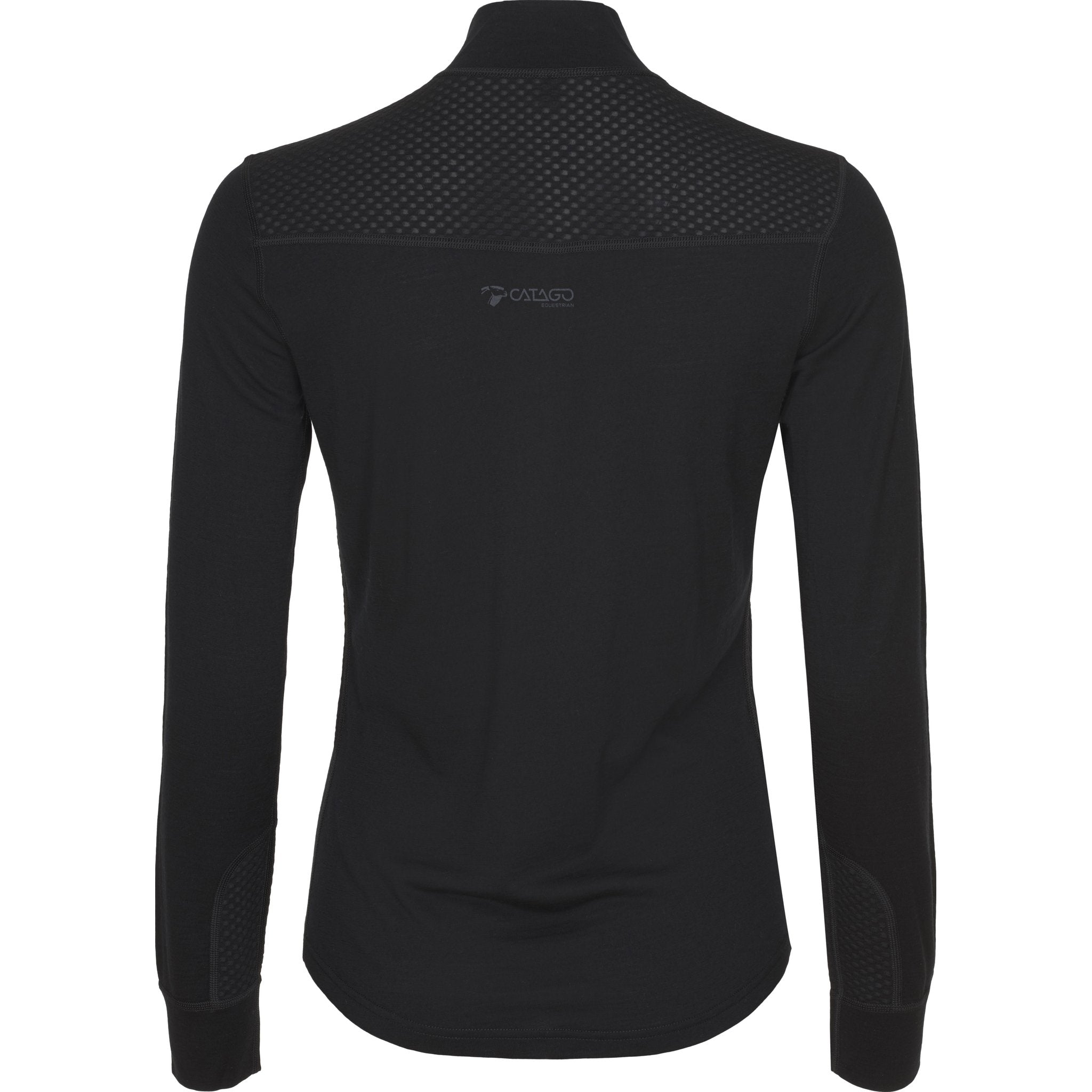 CATAGO Madeleine Merino långärmed half-zip top