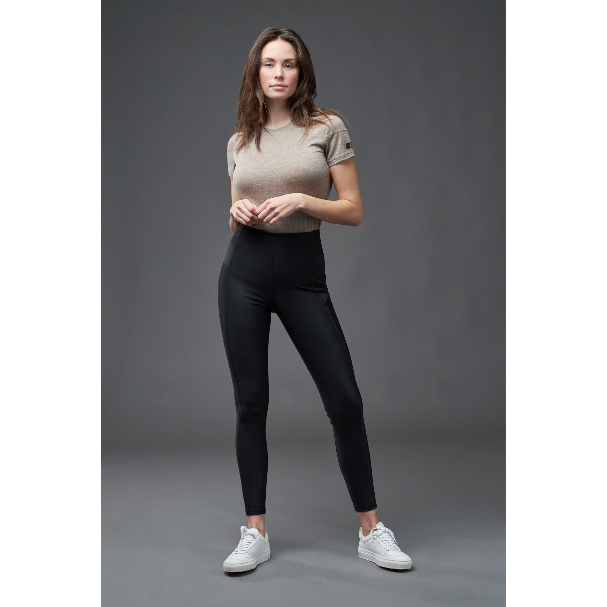 CATAGO Aroy ridtights med hög midja & helskodd