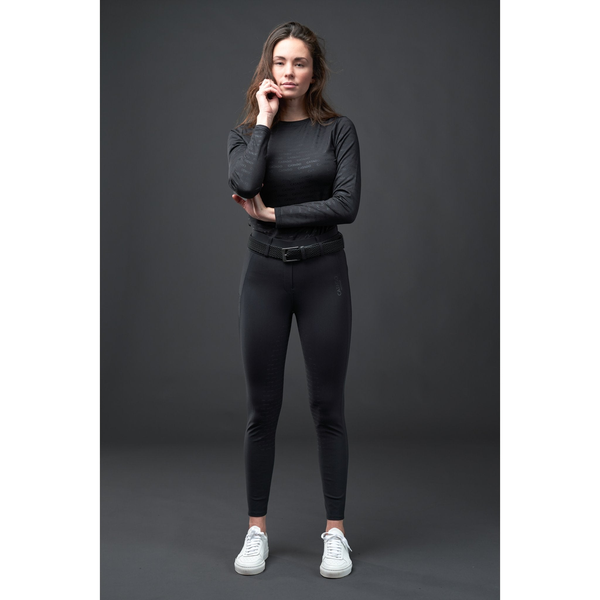 CATAGO River ridtights med bältesband helskodd