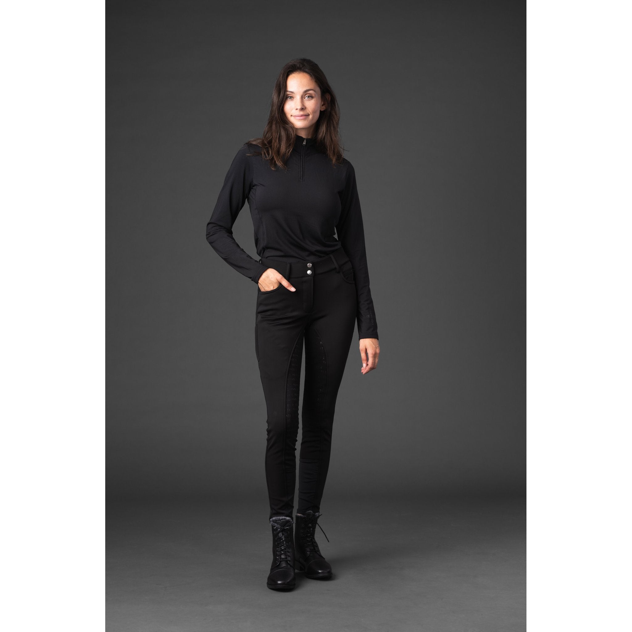 Equipage Janet softshell ridbyxor helskodd