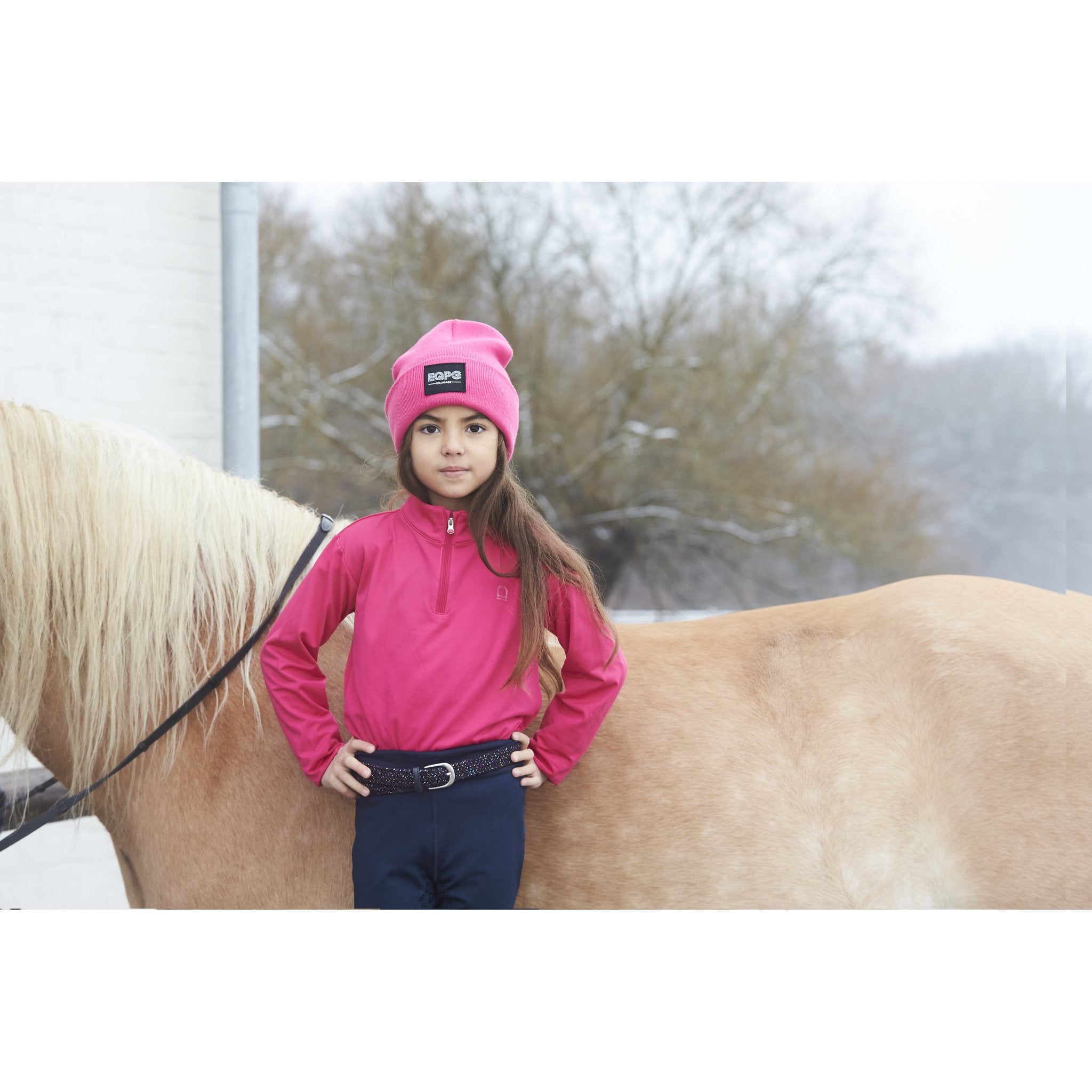 Equipage KIDS Cerise glitterbälte för ridning