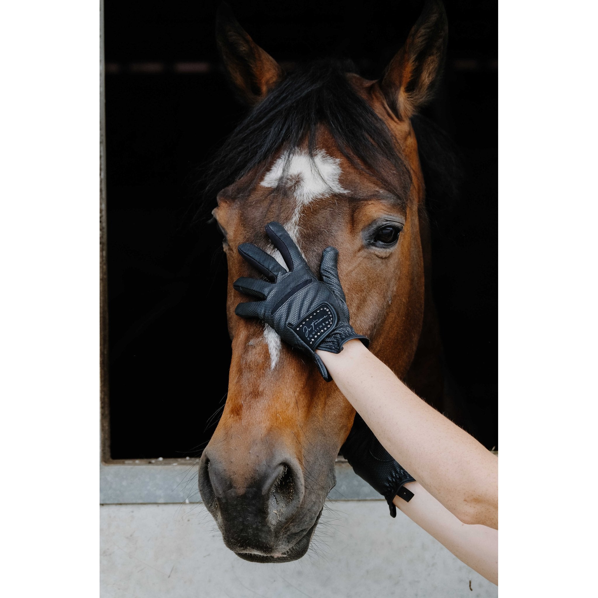 Equithème Je t'aime Strass Handskar