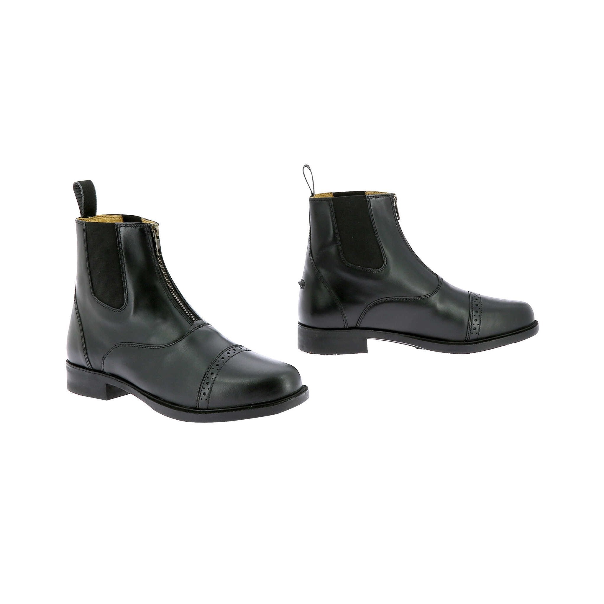 Equithème Leather Zip Boots