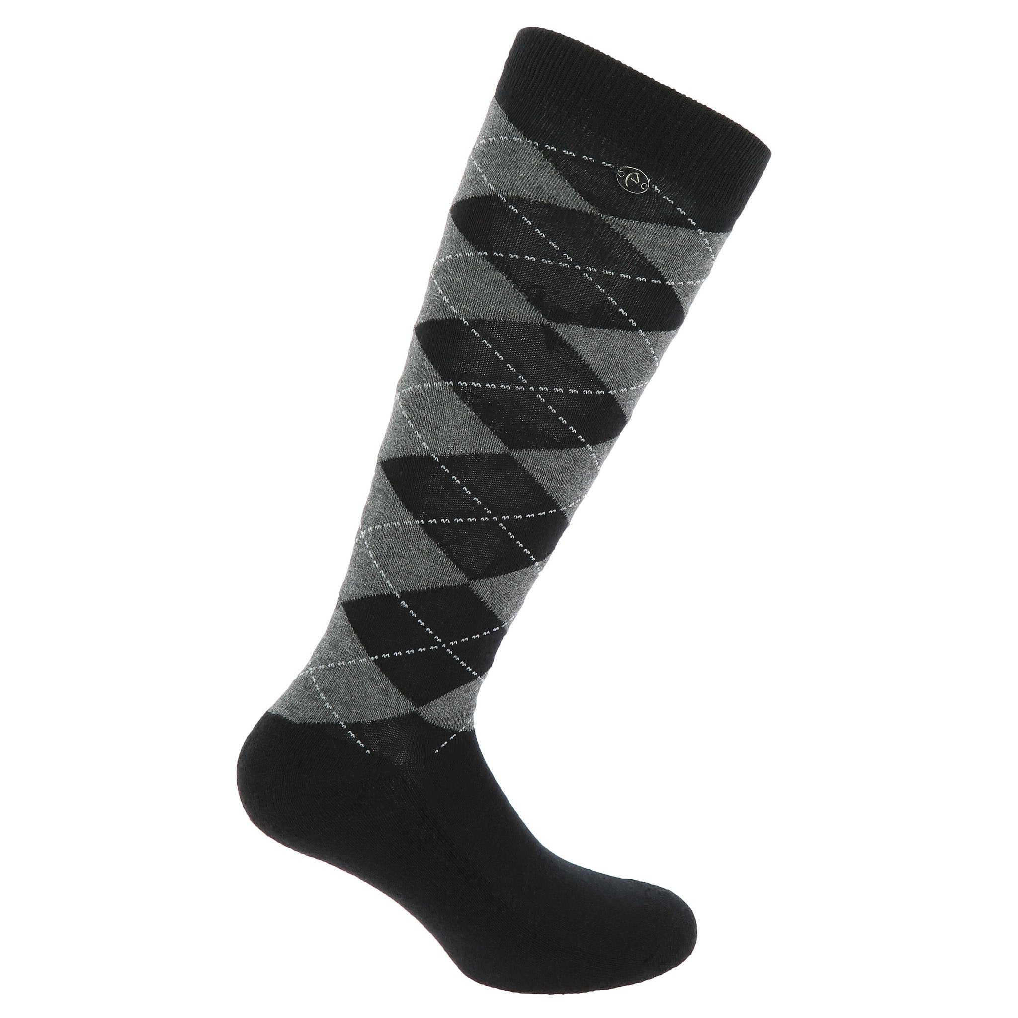 Equithème Argyle Strumpa