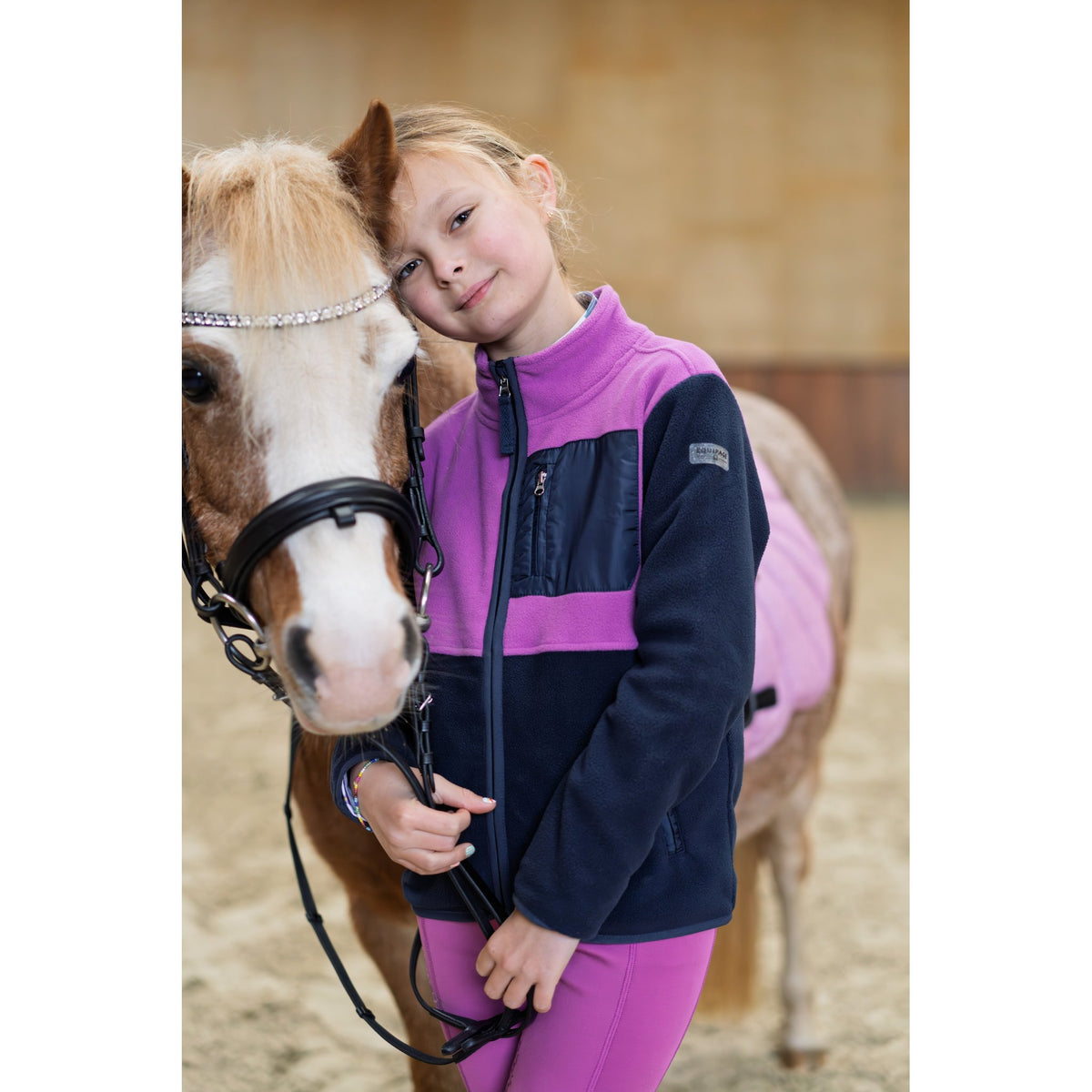 Equipage Allison fleecejacka för barn