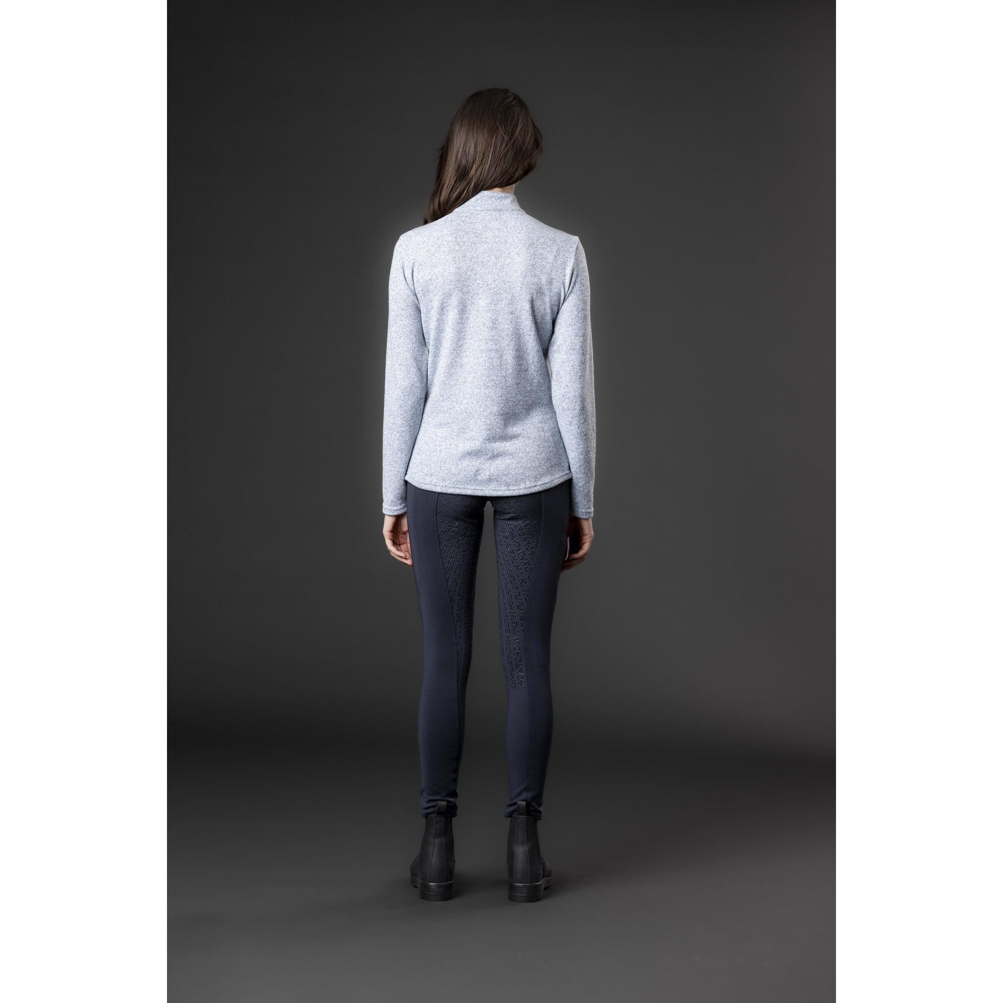 Equipage Stacey långärmad ridskjorta med half-zip