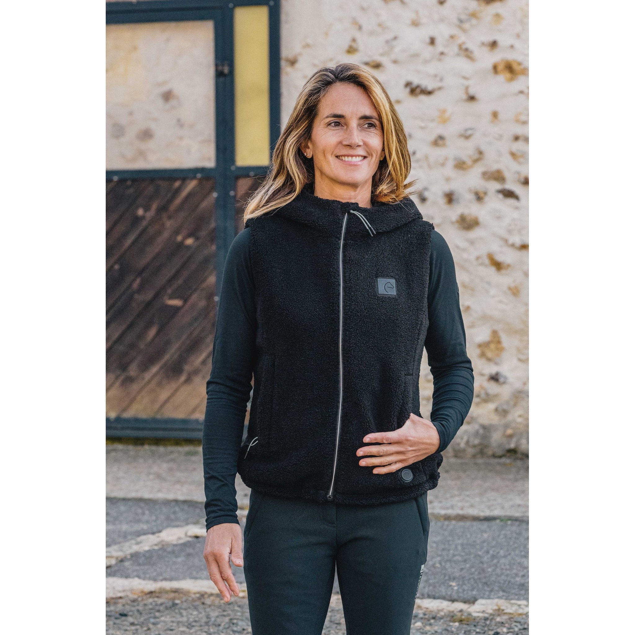 Equitheme Heated väst fleece Valery