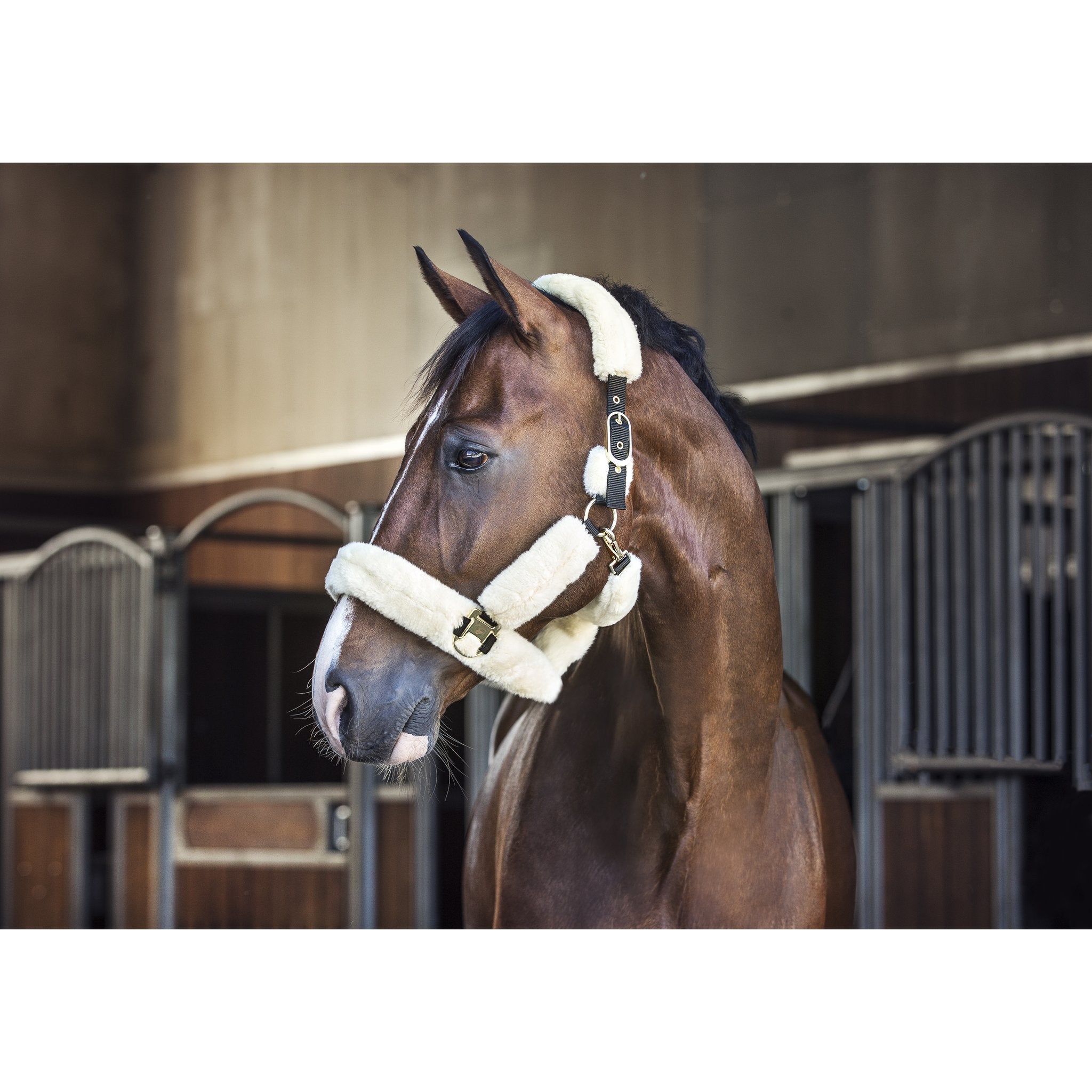 CATAGO Grimma med syntetisk fårskinn