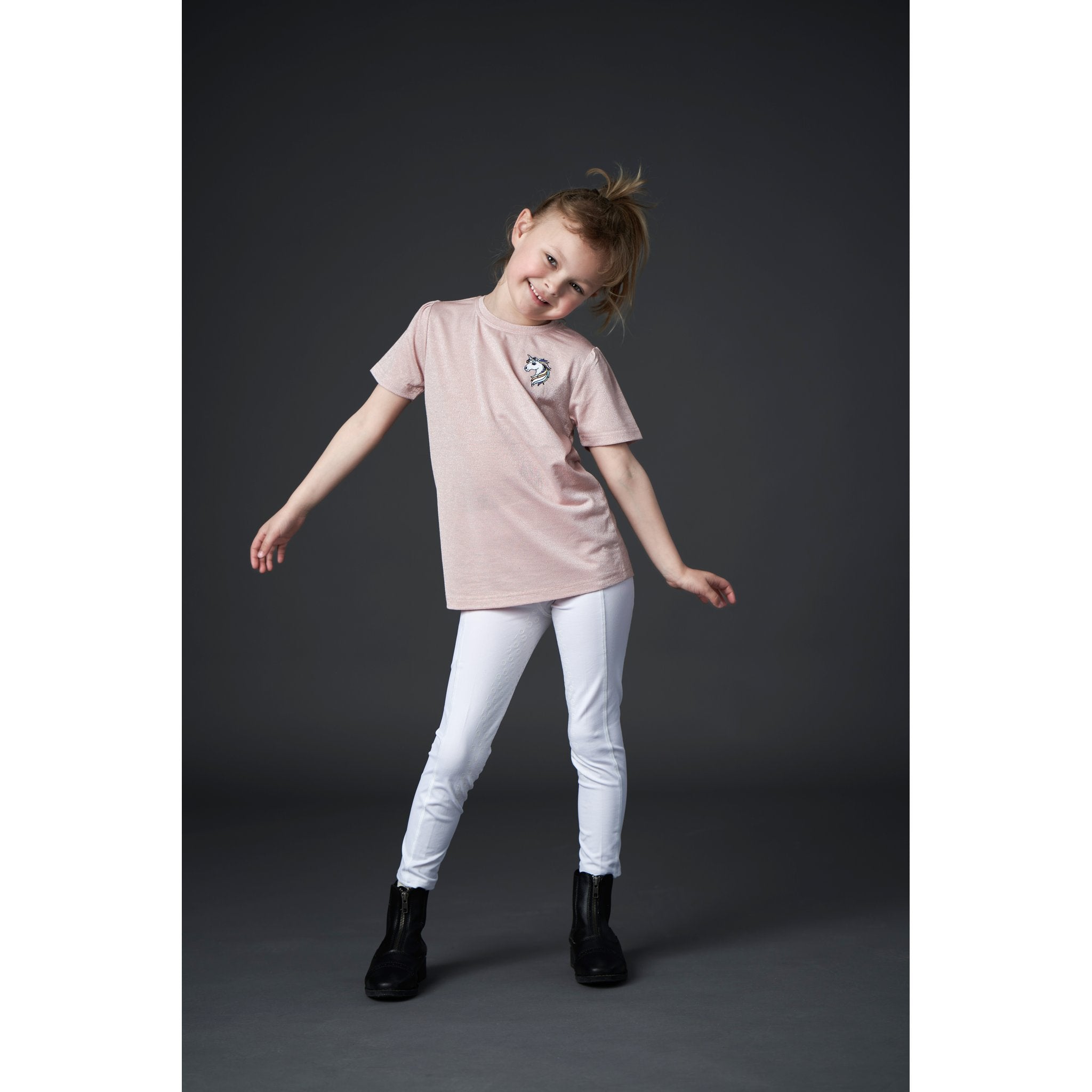 Equipage Molly ridtights med fullt grepp för barn