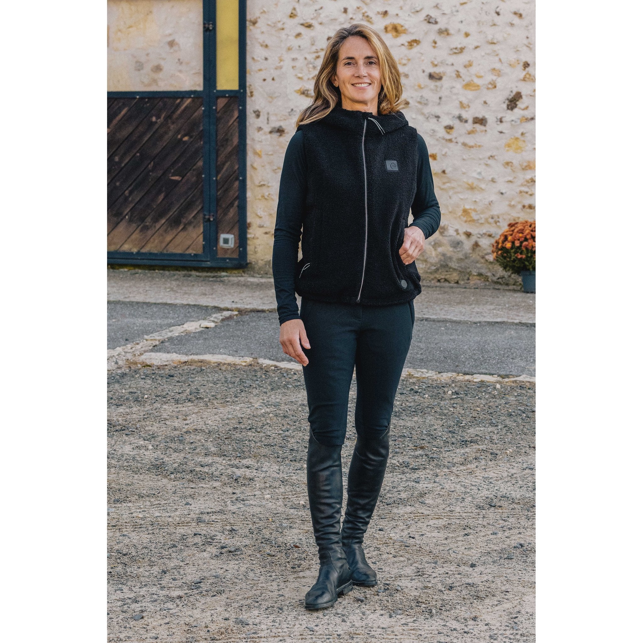 Equitheme Heated väst fleece Valery