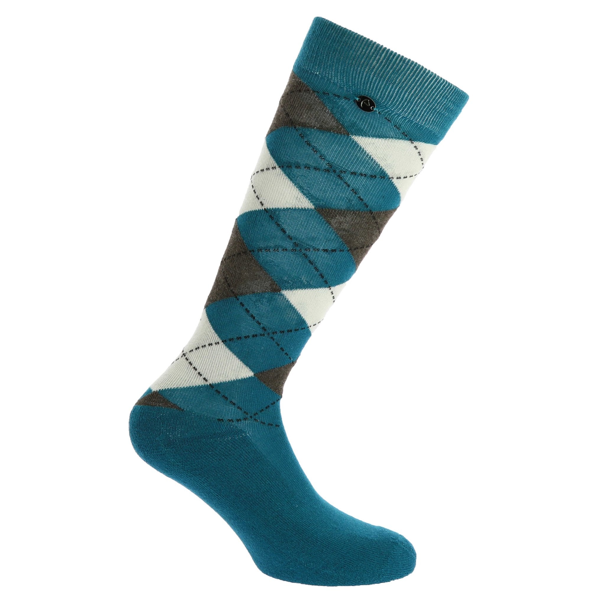 Equithème Argyle Strumpa