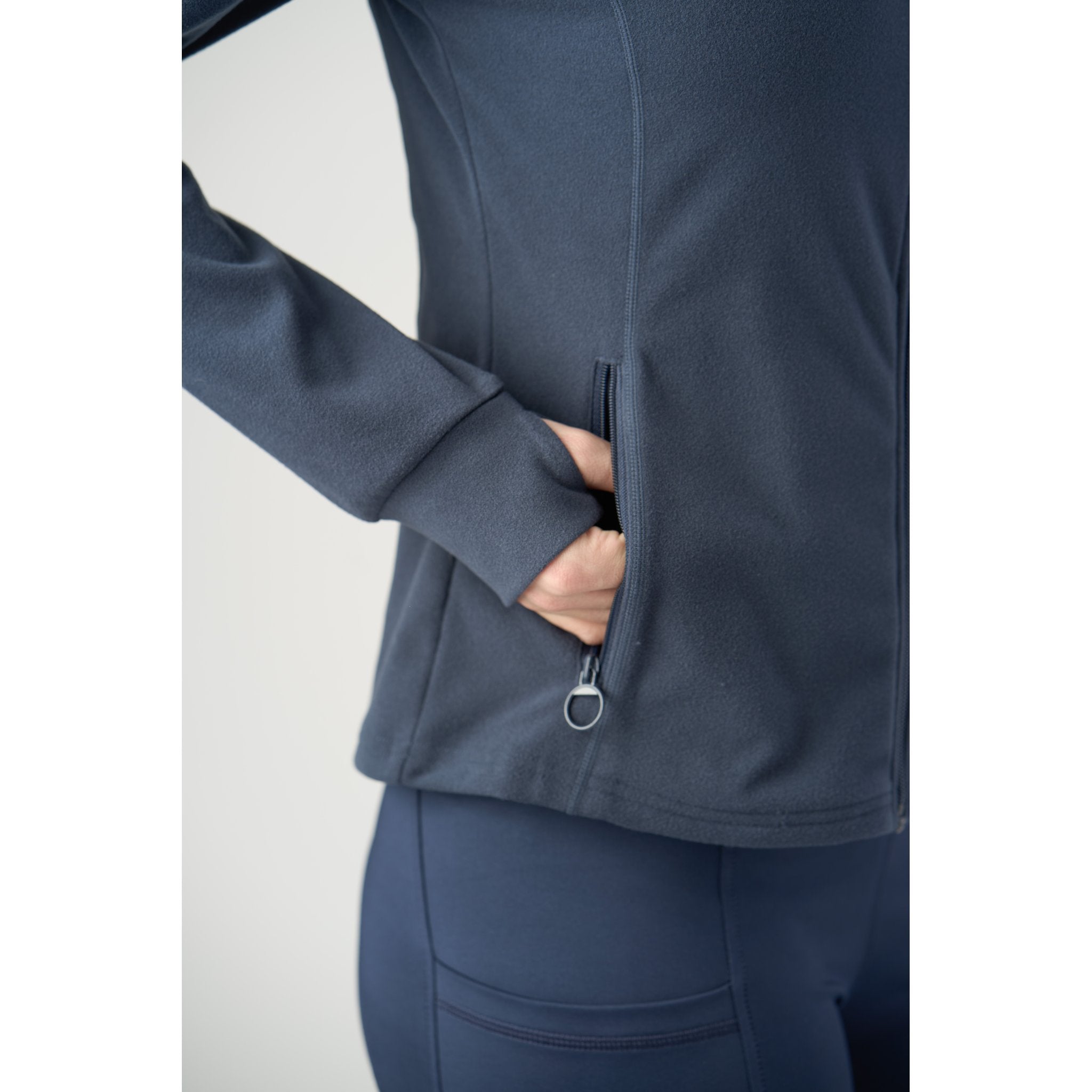 Equipage Abigail hoodie med dragkedja