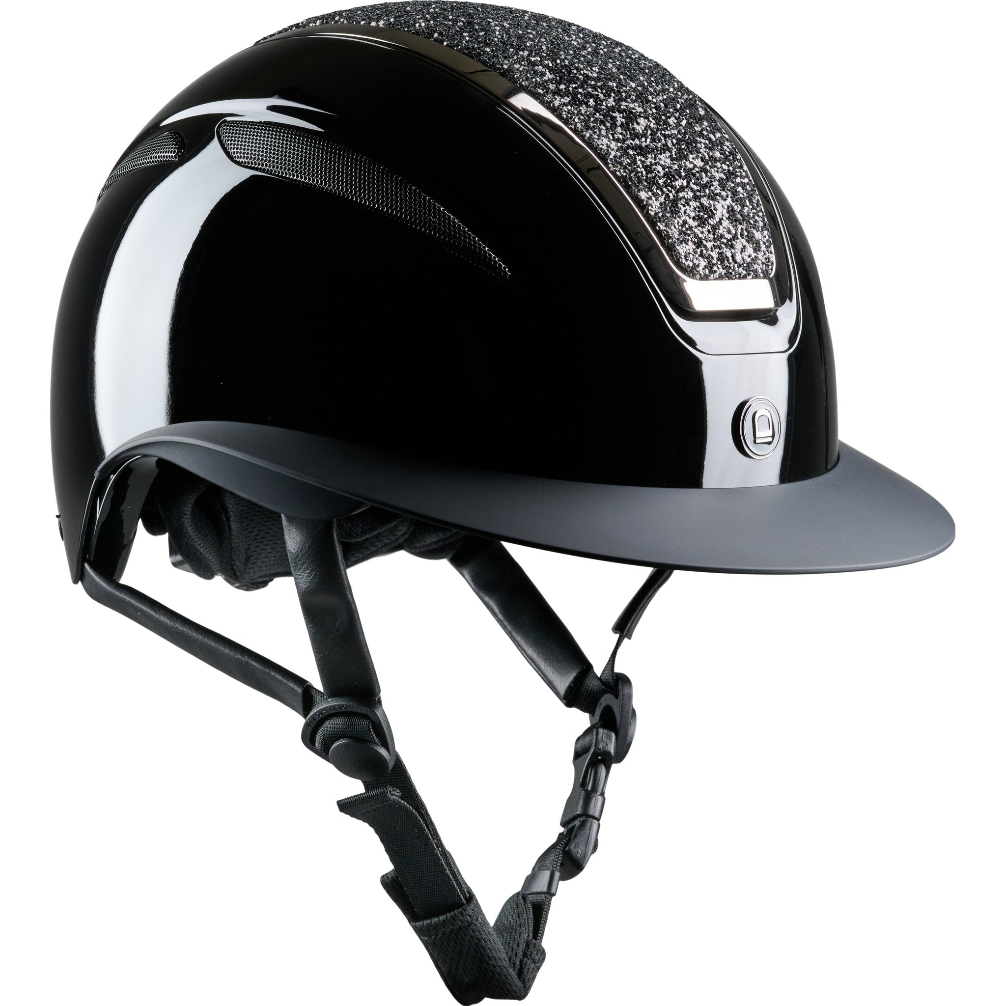 Equipage Mips Guardian ridhjälm, Glansig, Heavy Glitter top