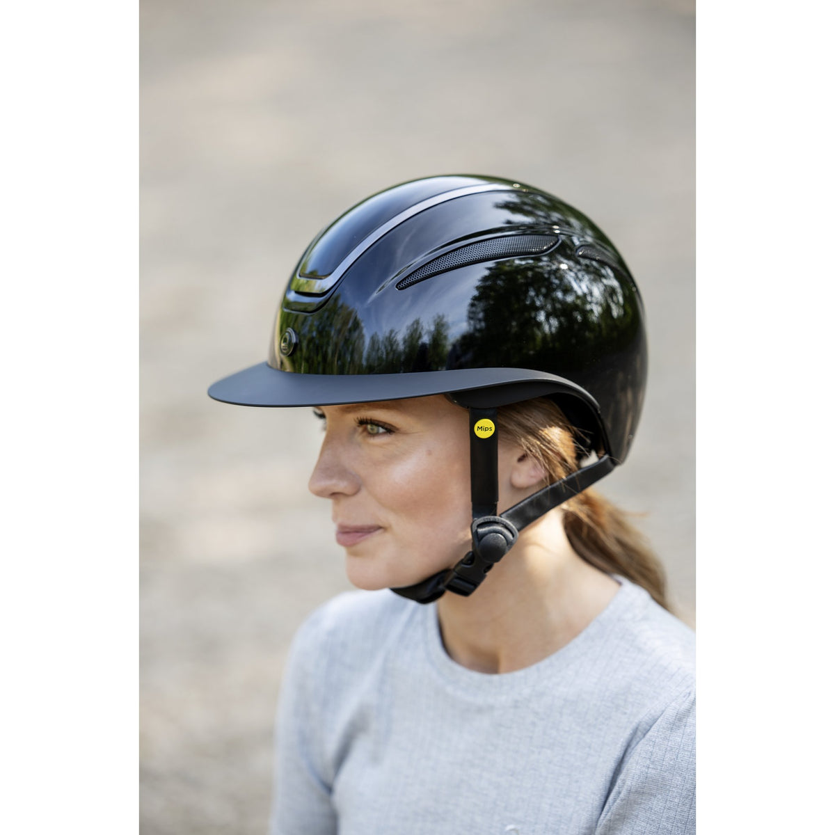 Equipage Mips Guardian ridhjälm Glossy Plain