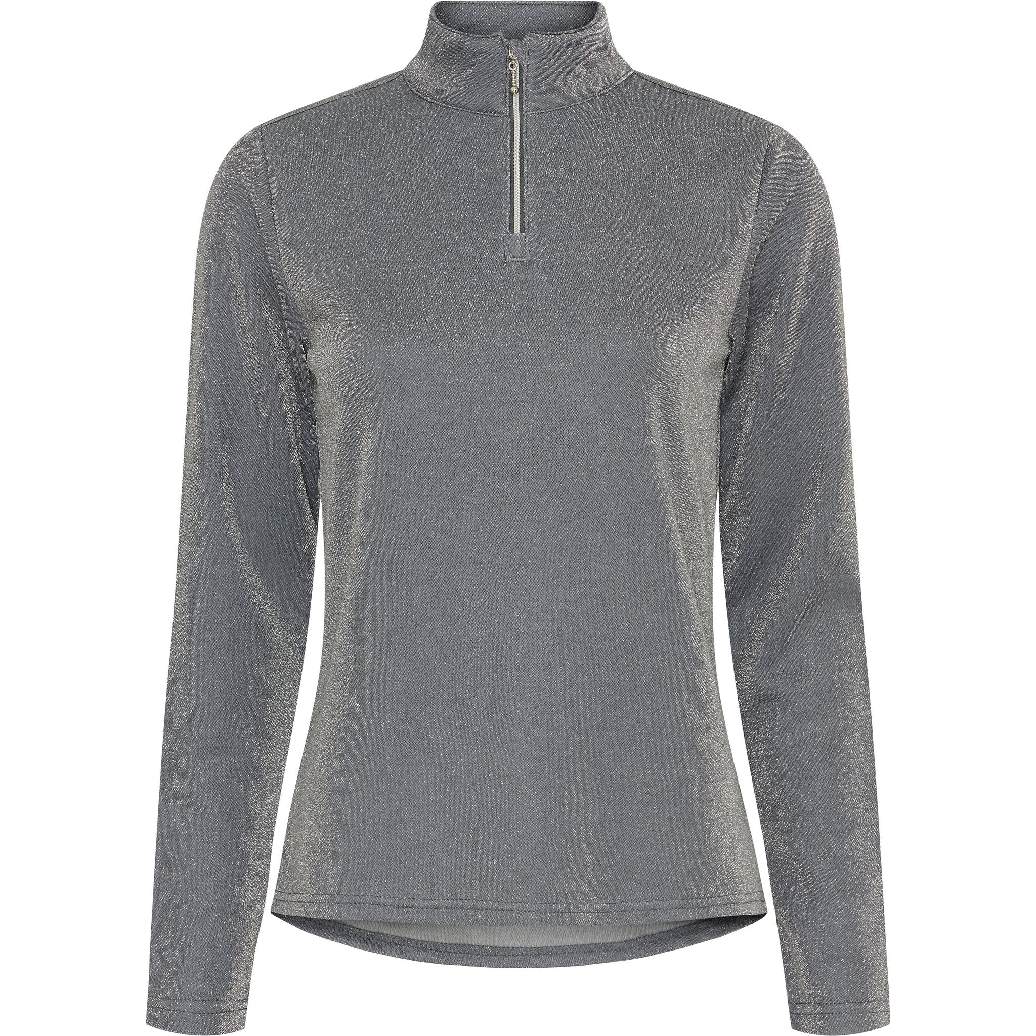 Equipage Shimmer långärmad ridskjorta med half-zip