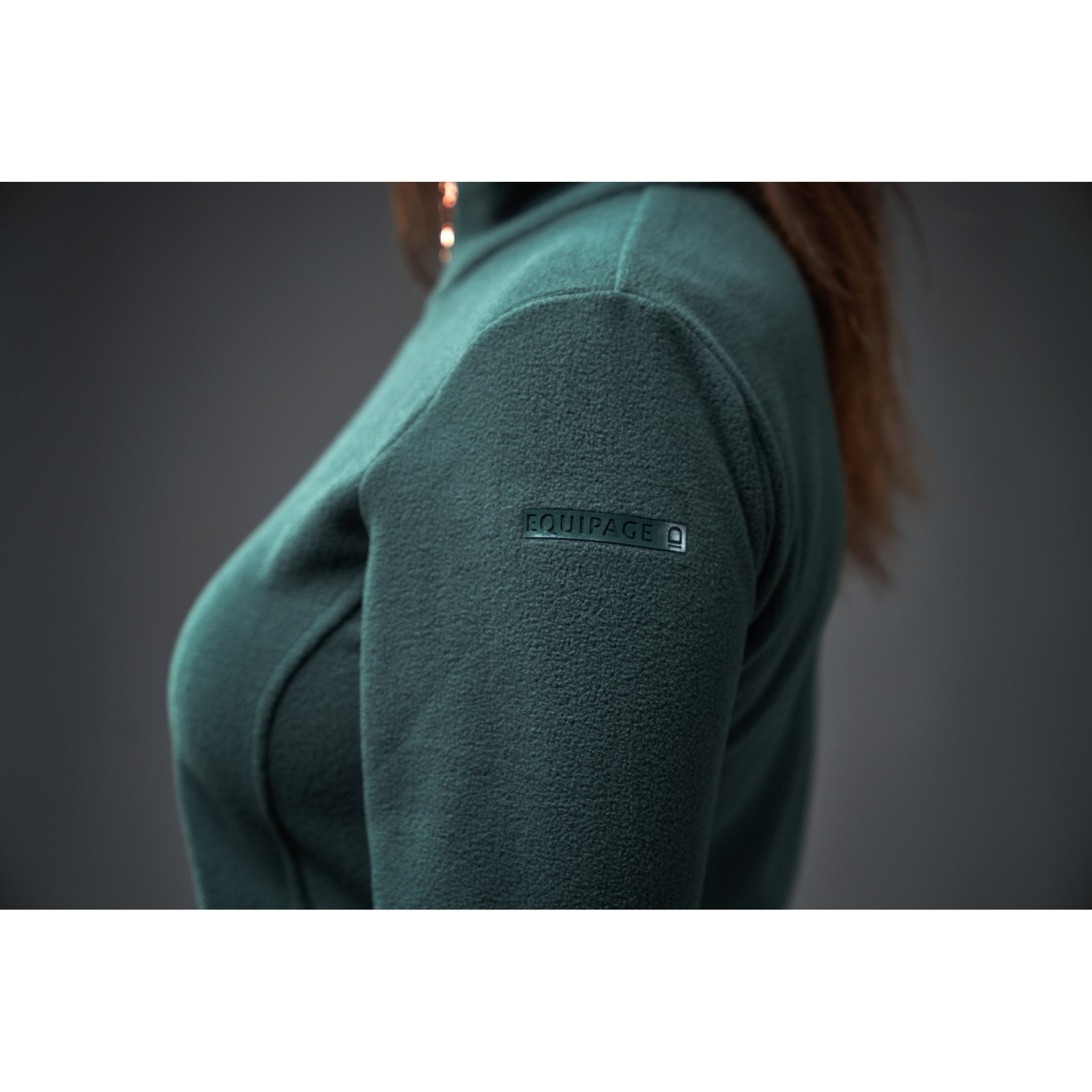 Equipage Gilly fleece cardigan för ridning