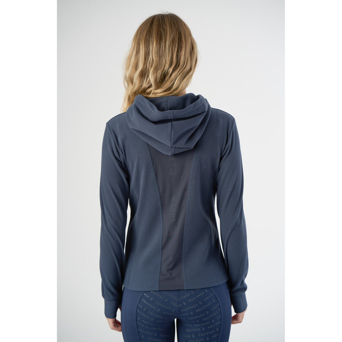 Equipage Abigail hoodie med dragkedja