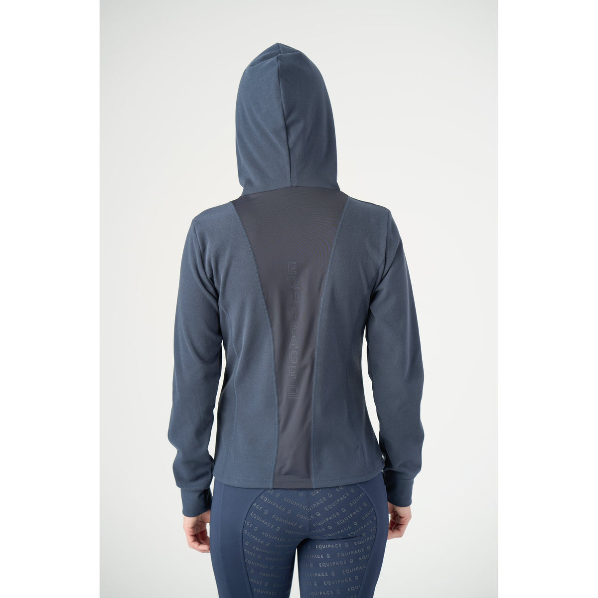 Equipage Abigail hoodie med dragkedja