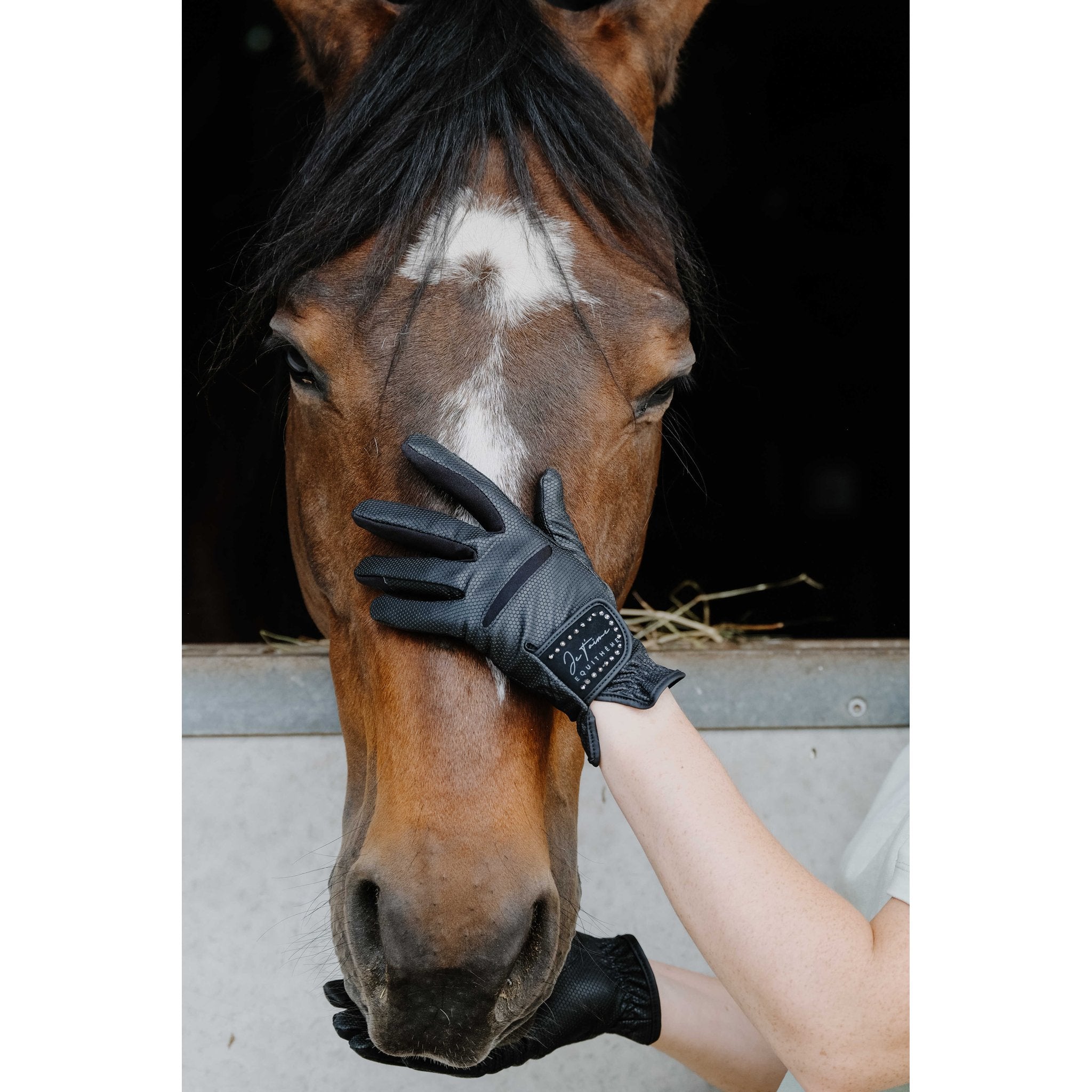 Equithème Je t'aime Strass Handskar