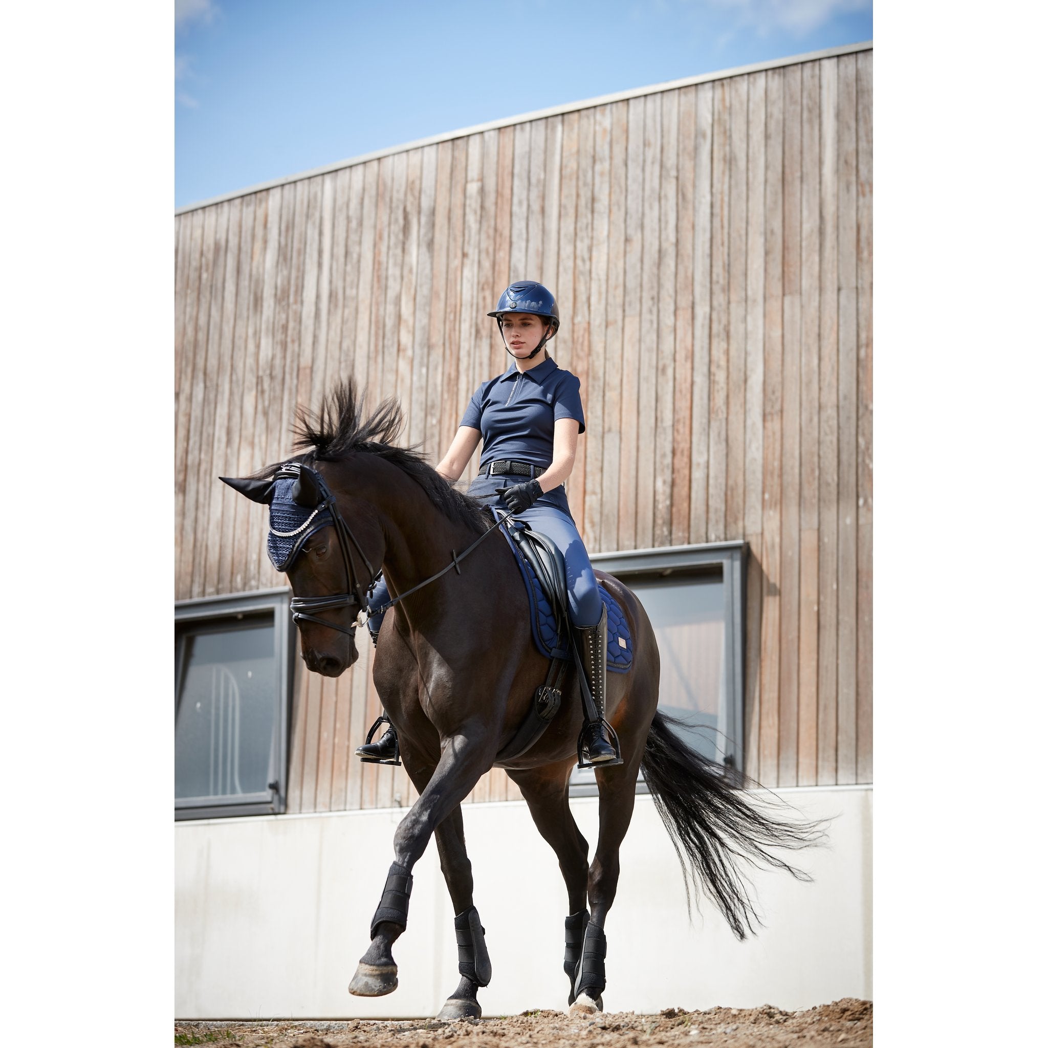 CATAGO Nash zip polo kortärmad ridblus