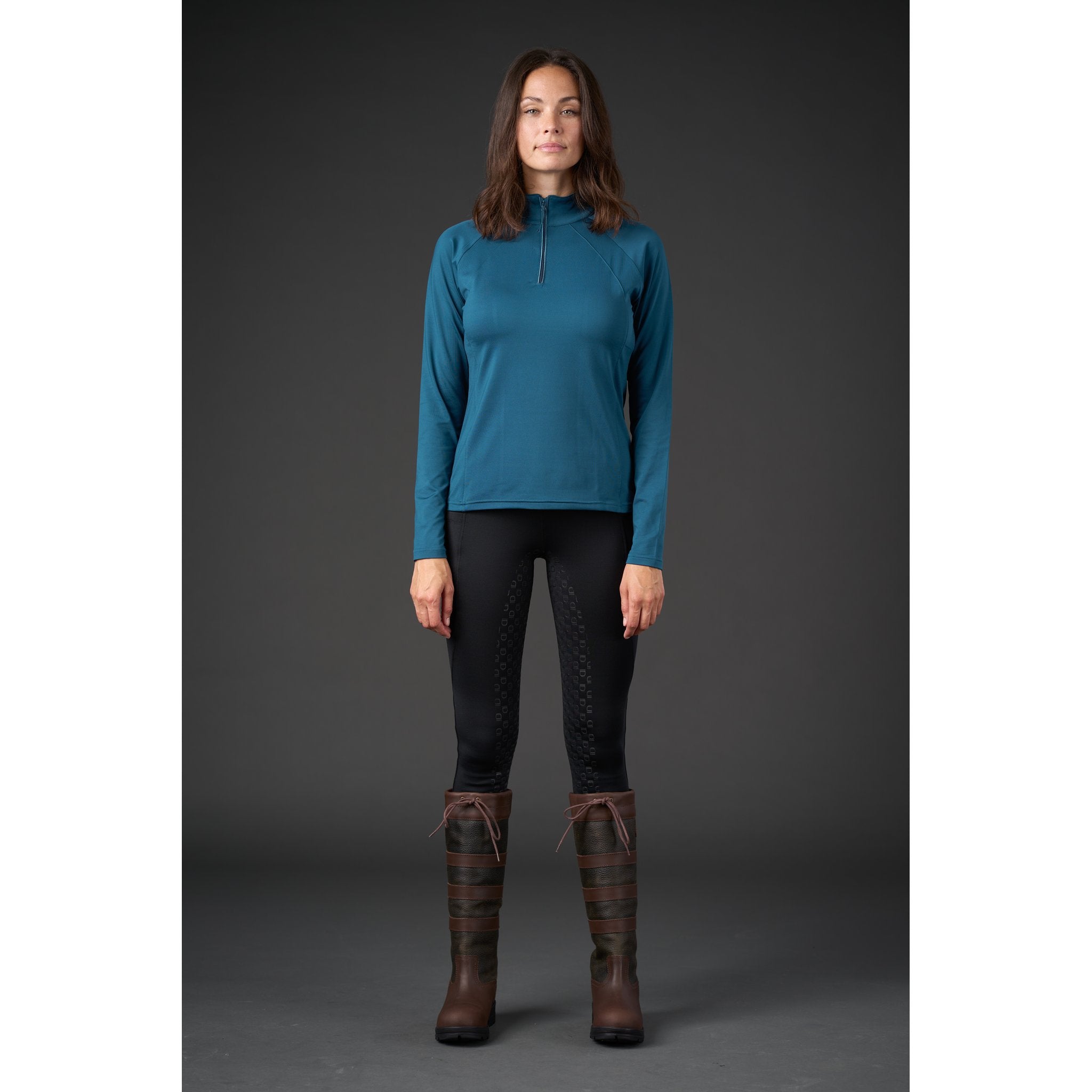 Equipage Redmond långärmad half-zip tröja för barn