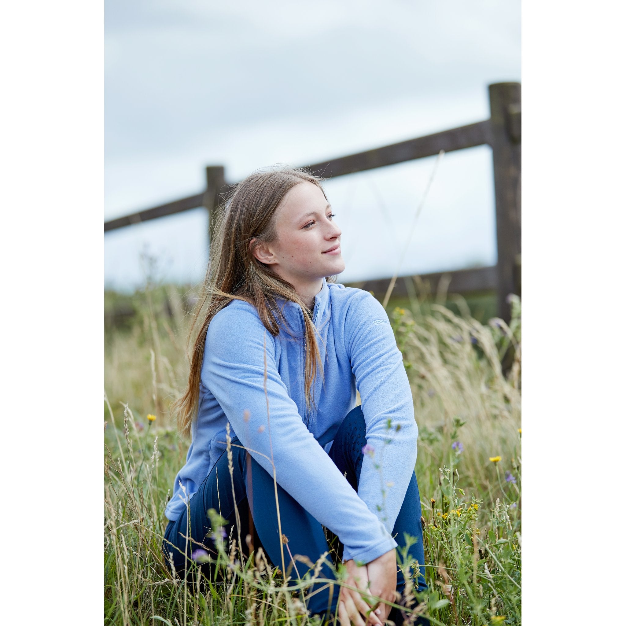 Equipage Gilly fleece cardigan för ridning