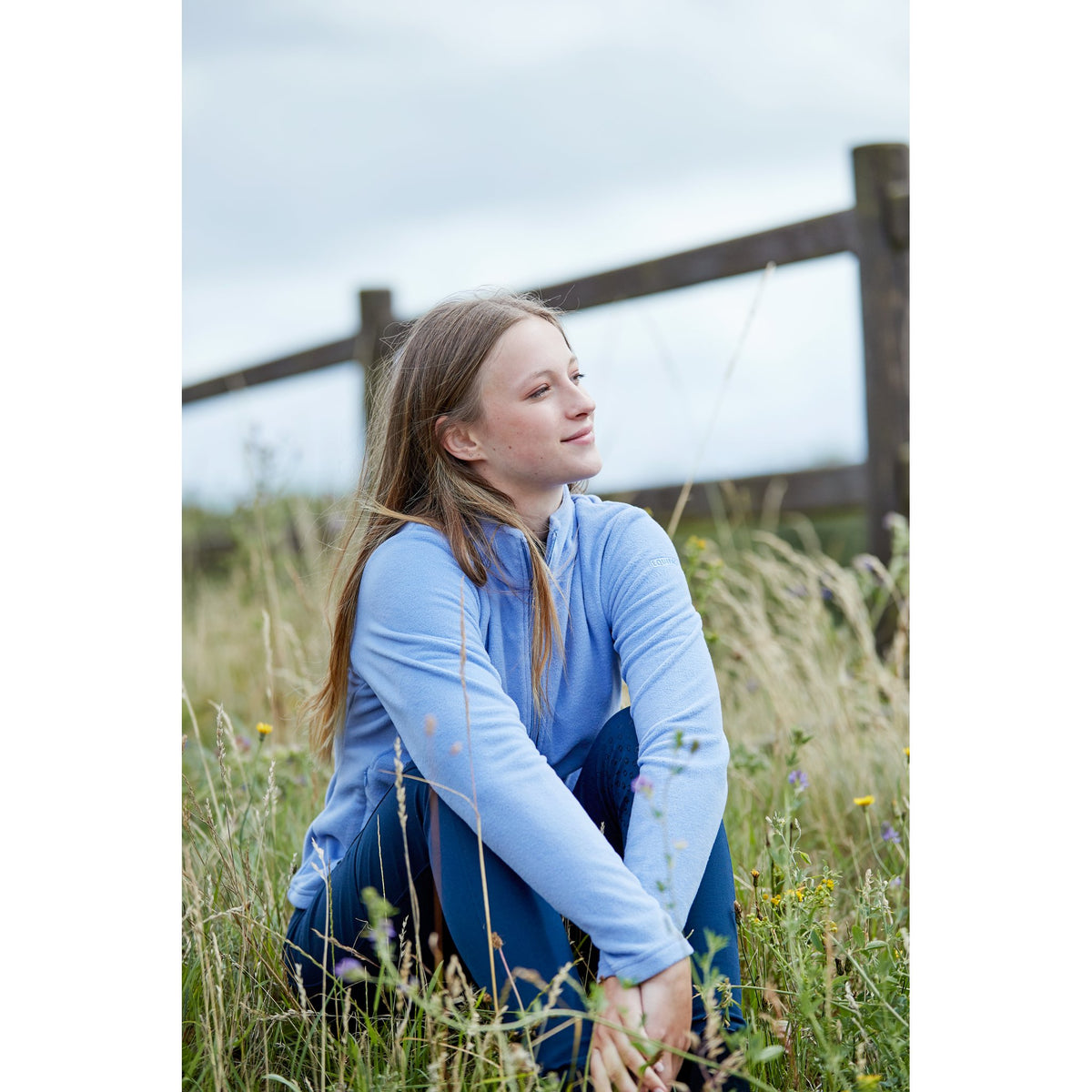 Equipage Gilly fleece cardigan för ridning