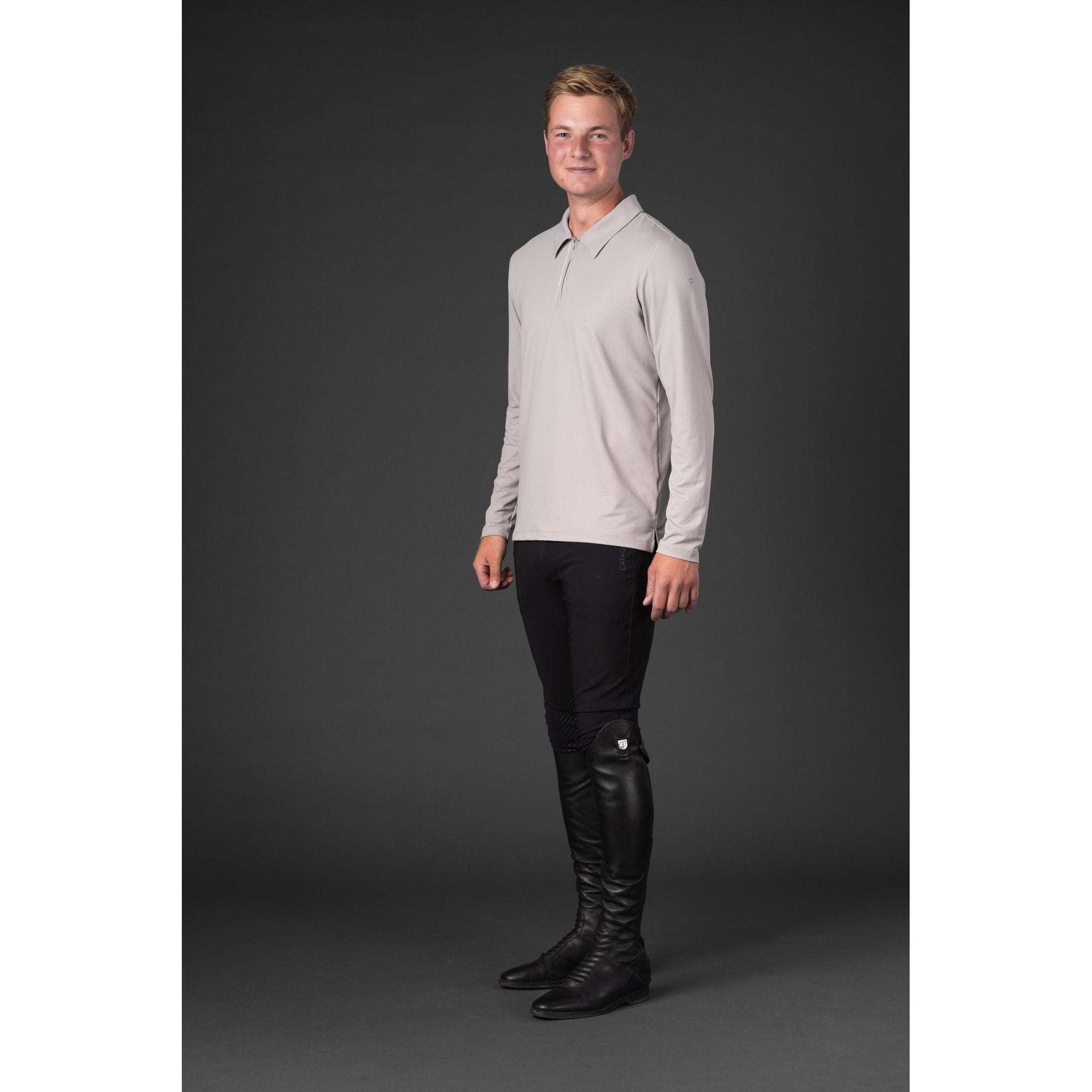 CATAGO MEN Victor zip polo