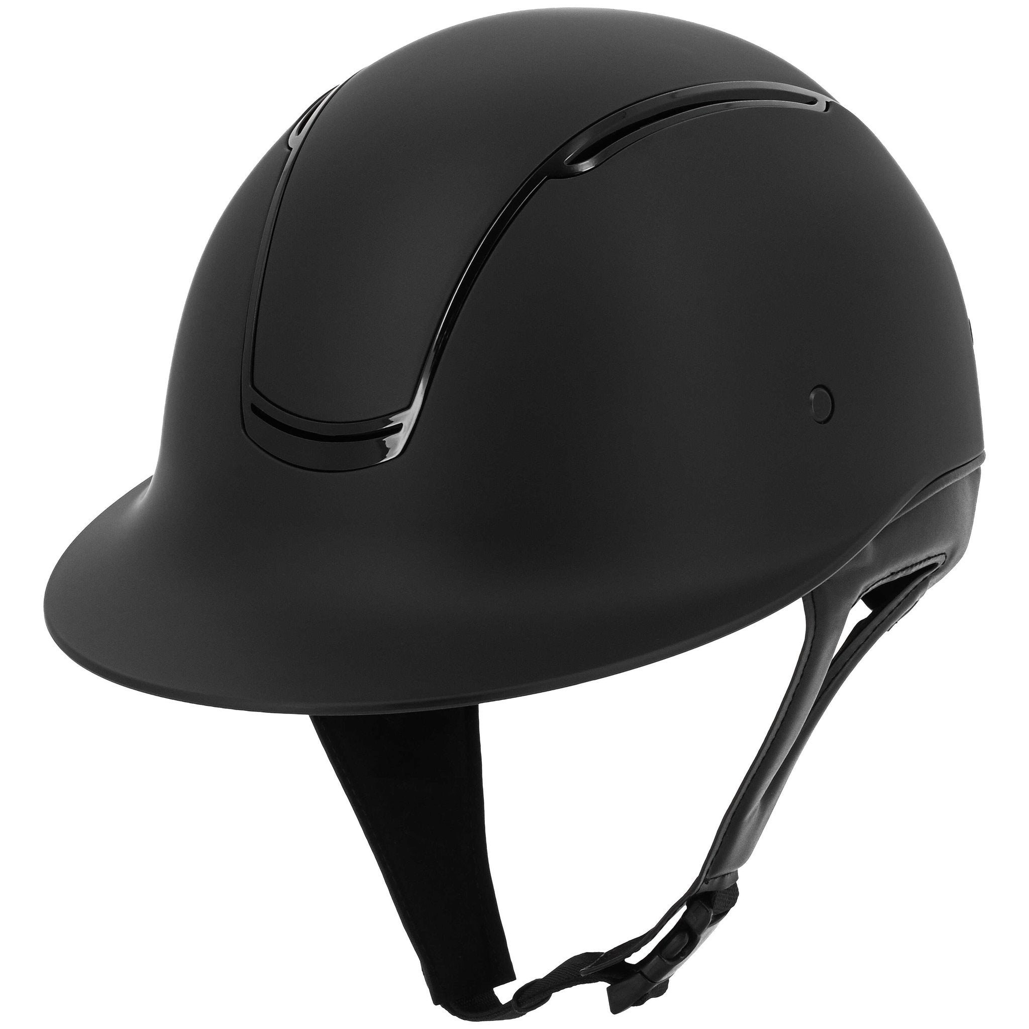 Equithème Soazy Ridhjälm med solskärm Glossy Black