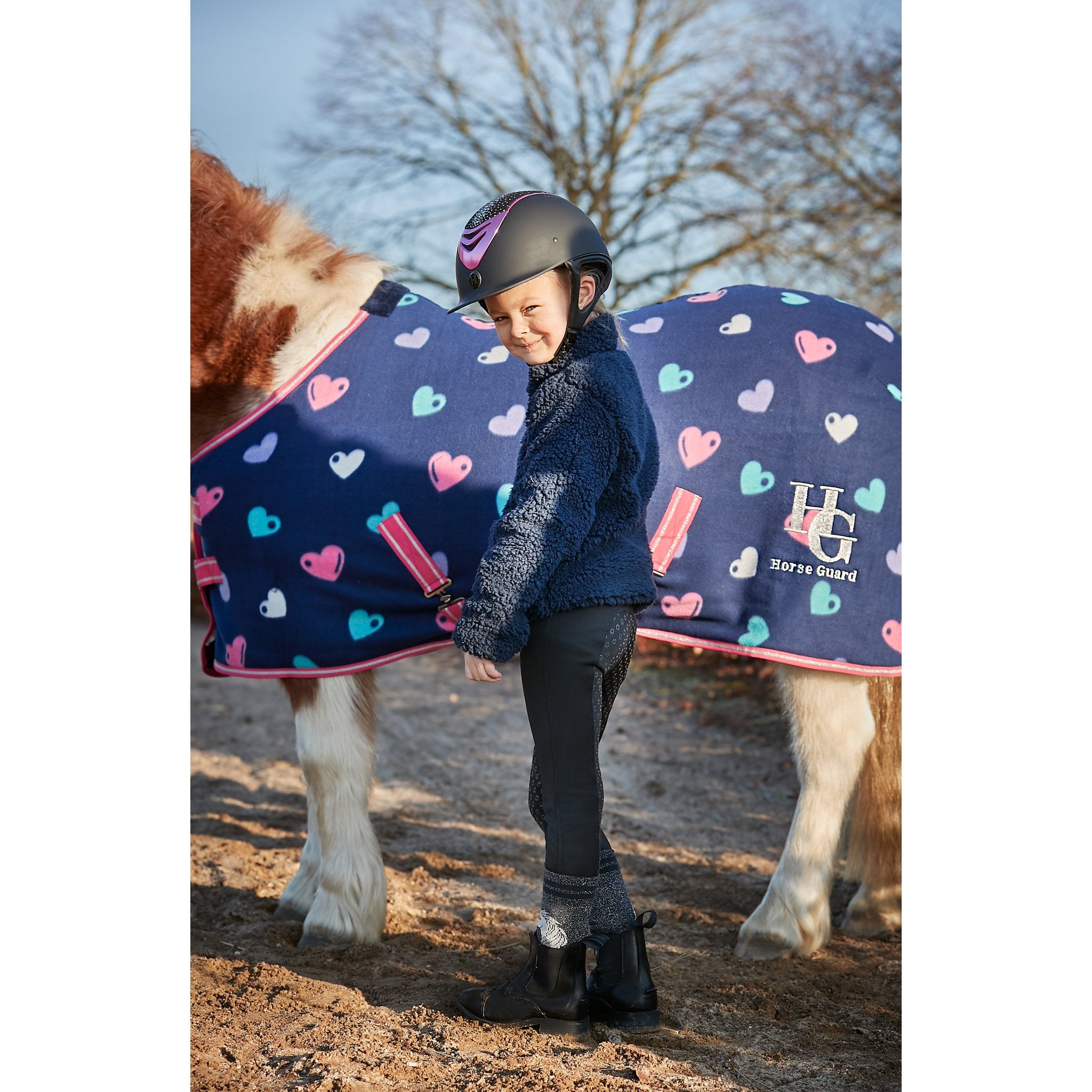 Equipage Joelle Half-zip teddy ridjacka för barn
