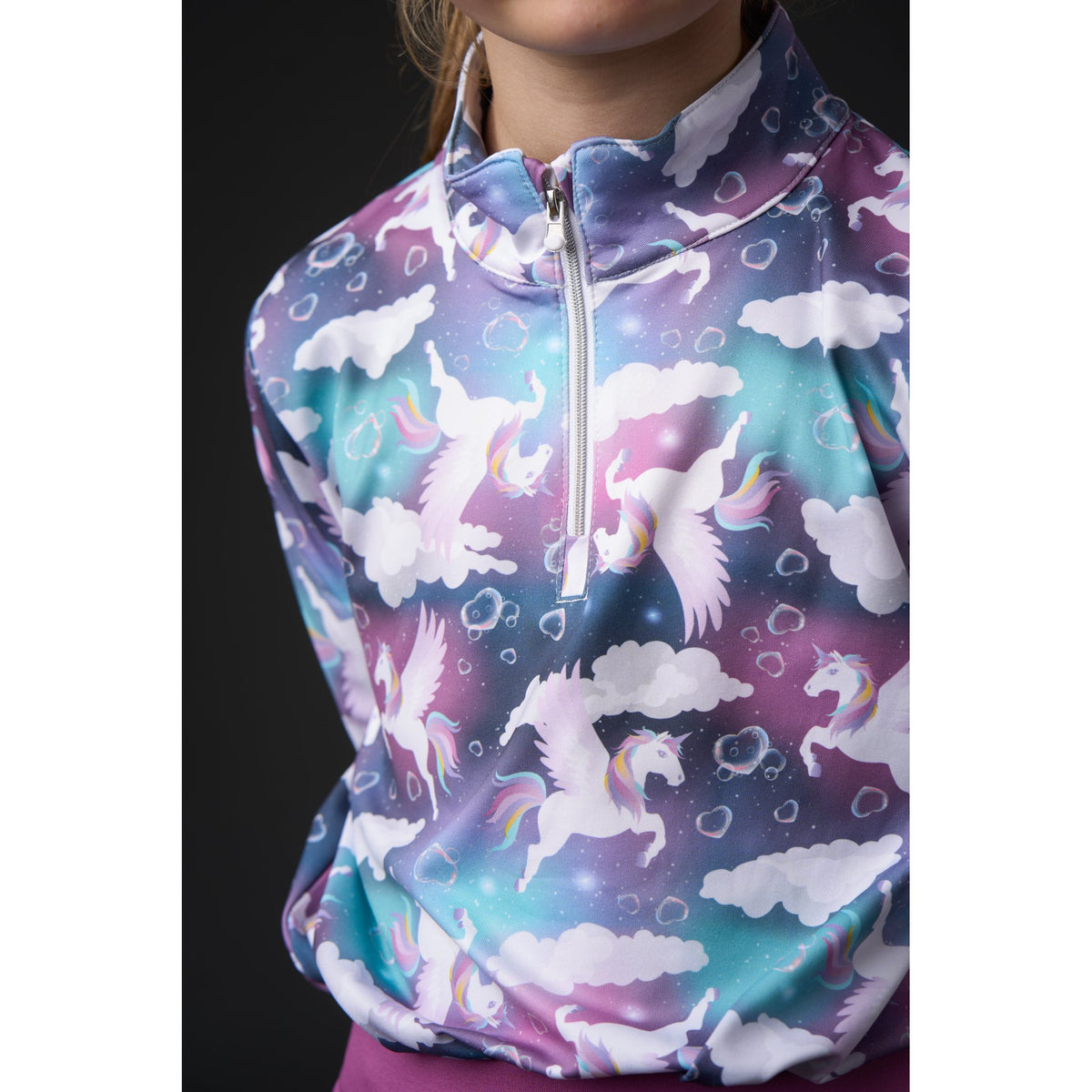 Equipage Topeka långärmad half-zip tröja för barn