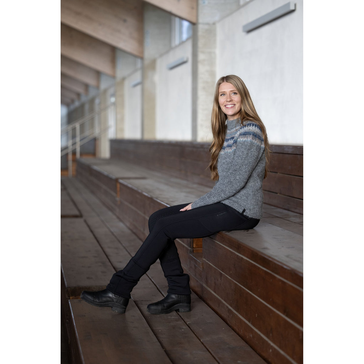 Equipage Austin fleece jodhpurtights, fullgrip